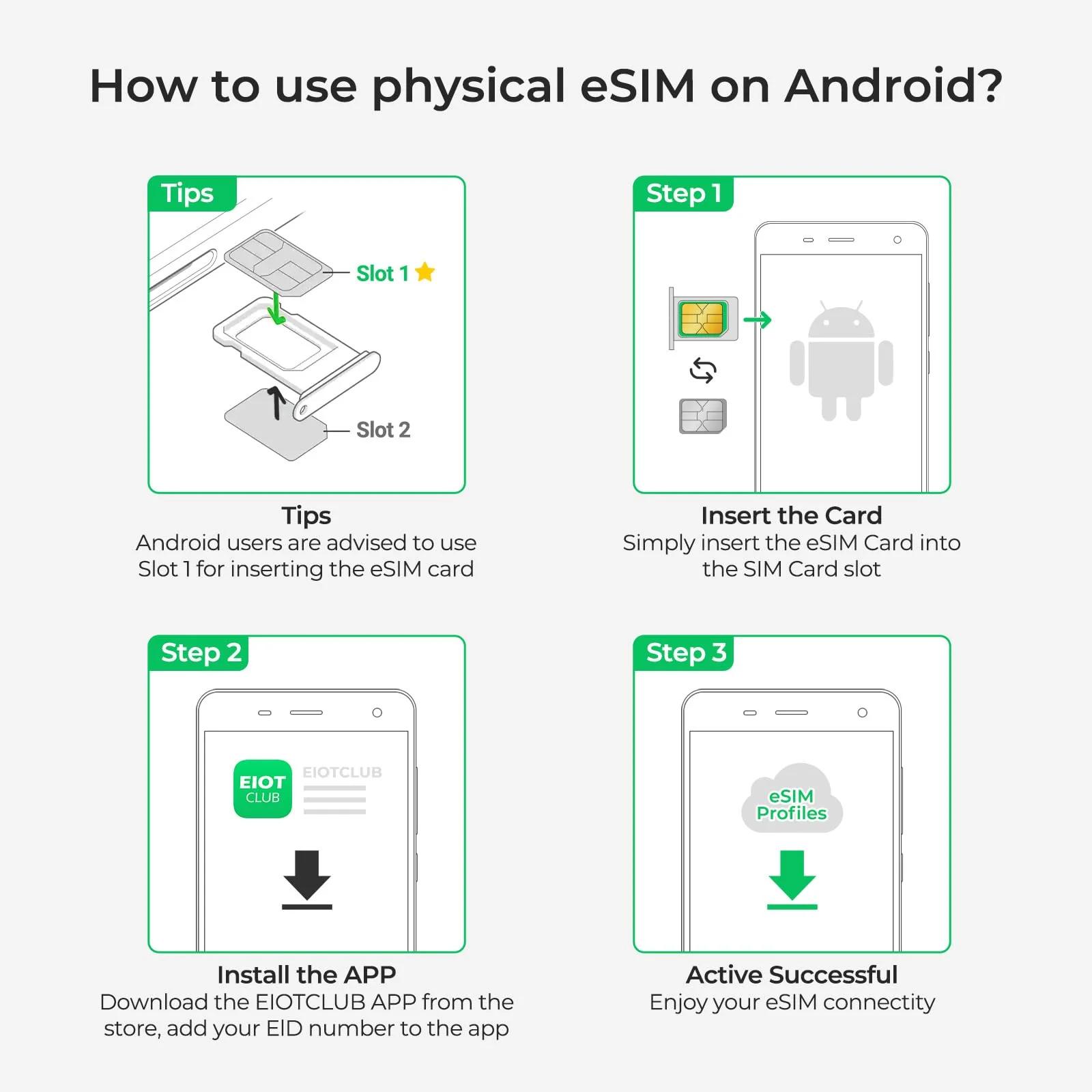 EIOTCLUB füüsiline eSIM-kaart – lihtne Androidi üleviimine – pilt 7