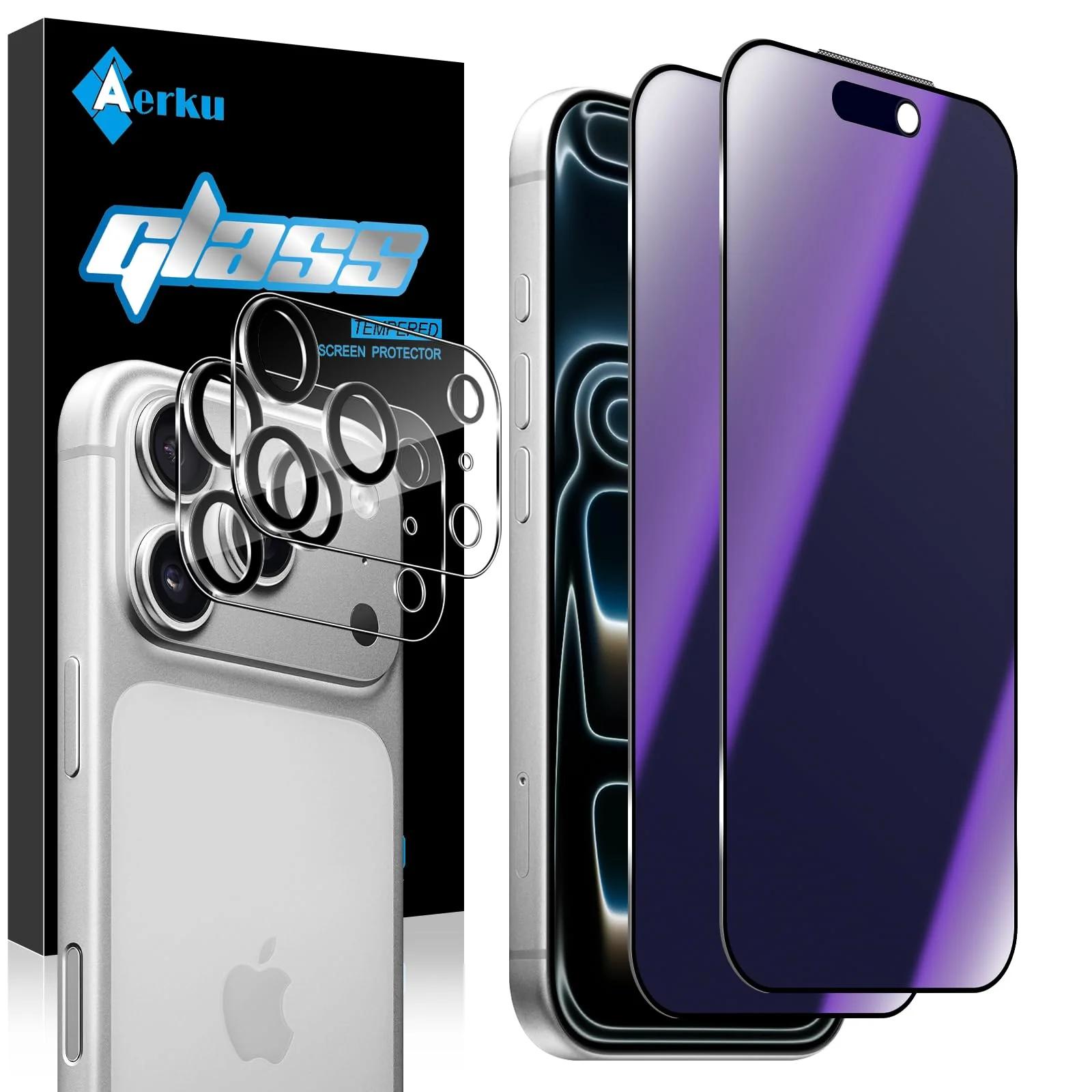Aerku matt kaitsekile iPhone 17 Pro — privaatsus ja silmakaitse