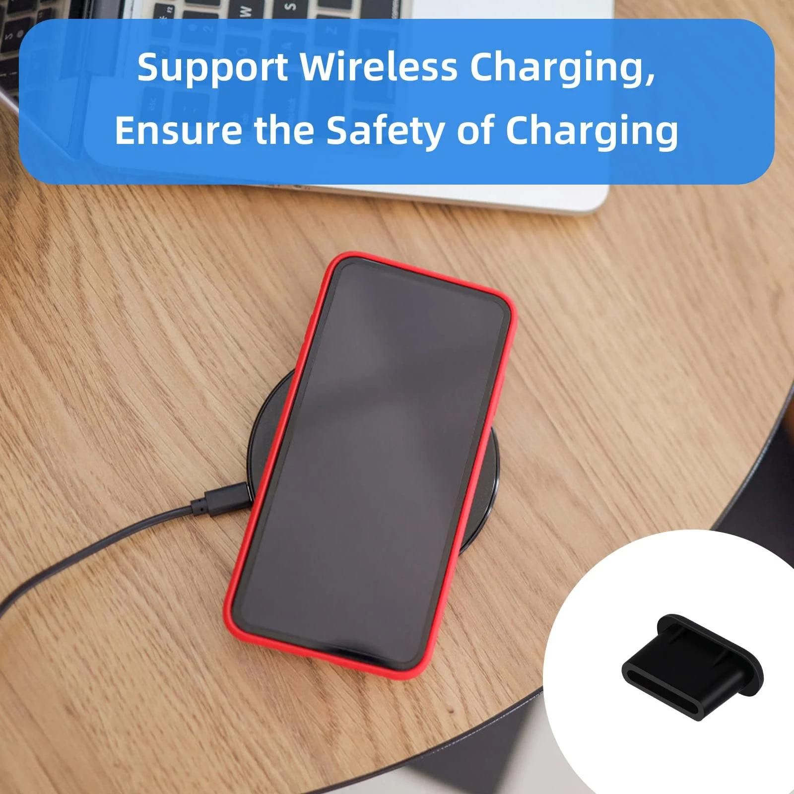 Giantree sile silikoonist USB-C tolmukaitse komplekt — tugev – pilt 7