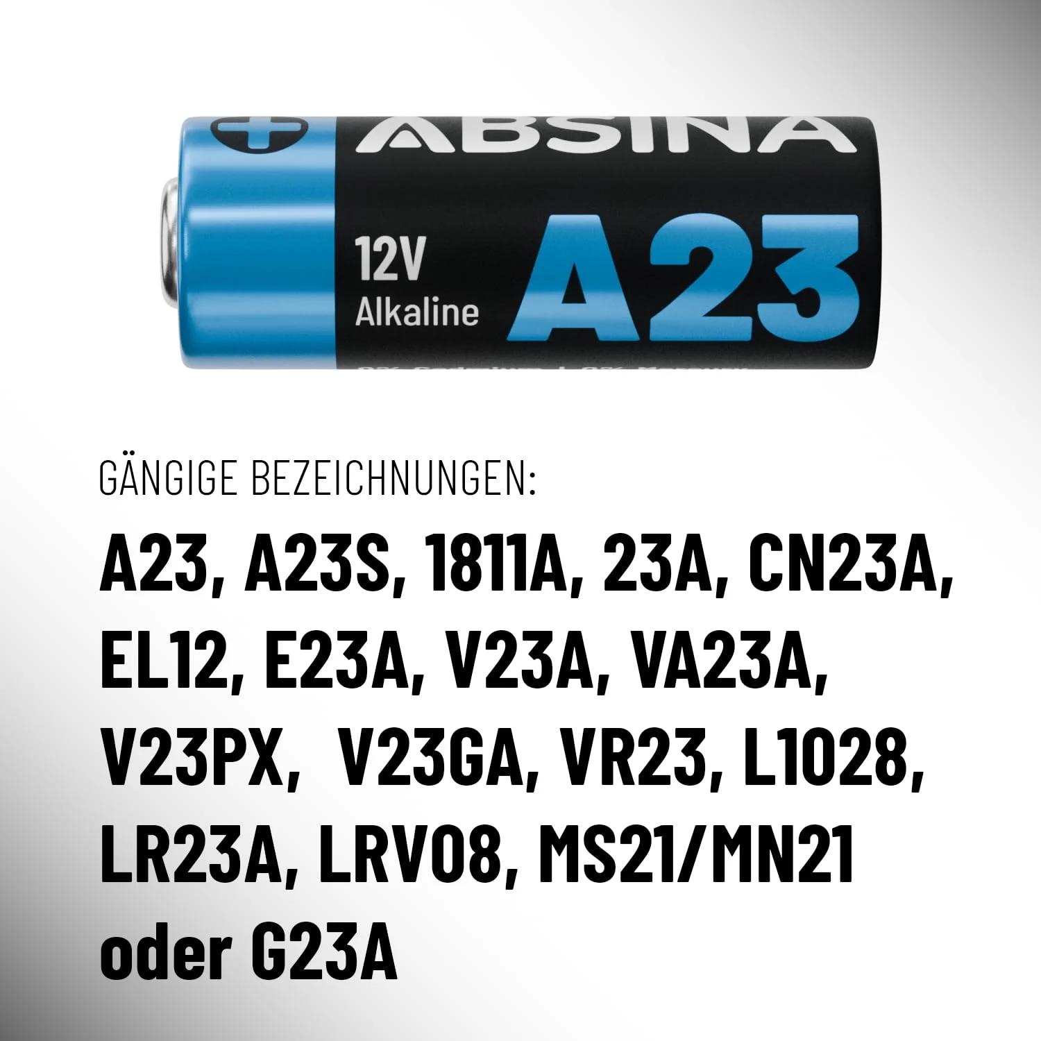ABSINA A23 12V alikaliumpatareid – pika elueaga komplekt – kasutusnäide