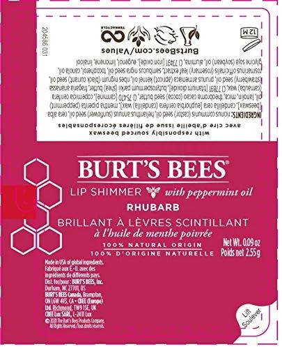 Burt’s Bees niisutav huuleläige rabarberiga – pehme viimistlus – pilt 13