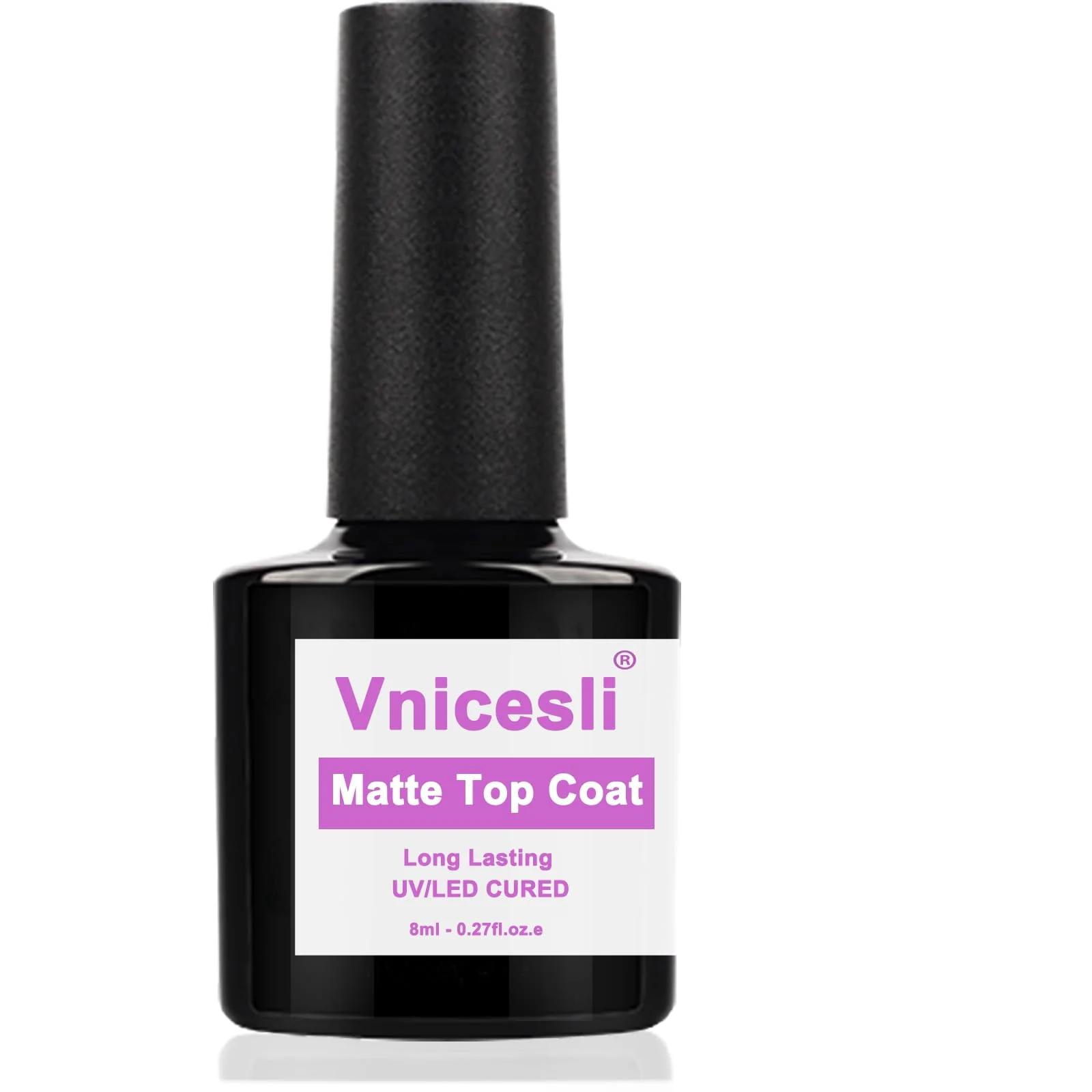 Vnicesli matt ülekrunt 8ml — professionaalne salonikvaliteet