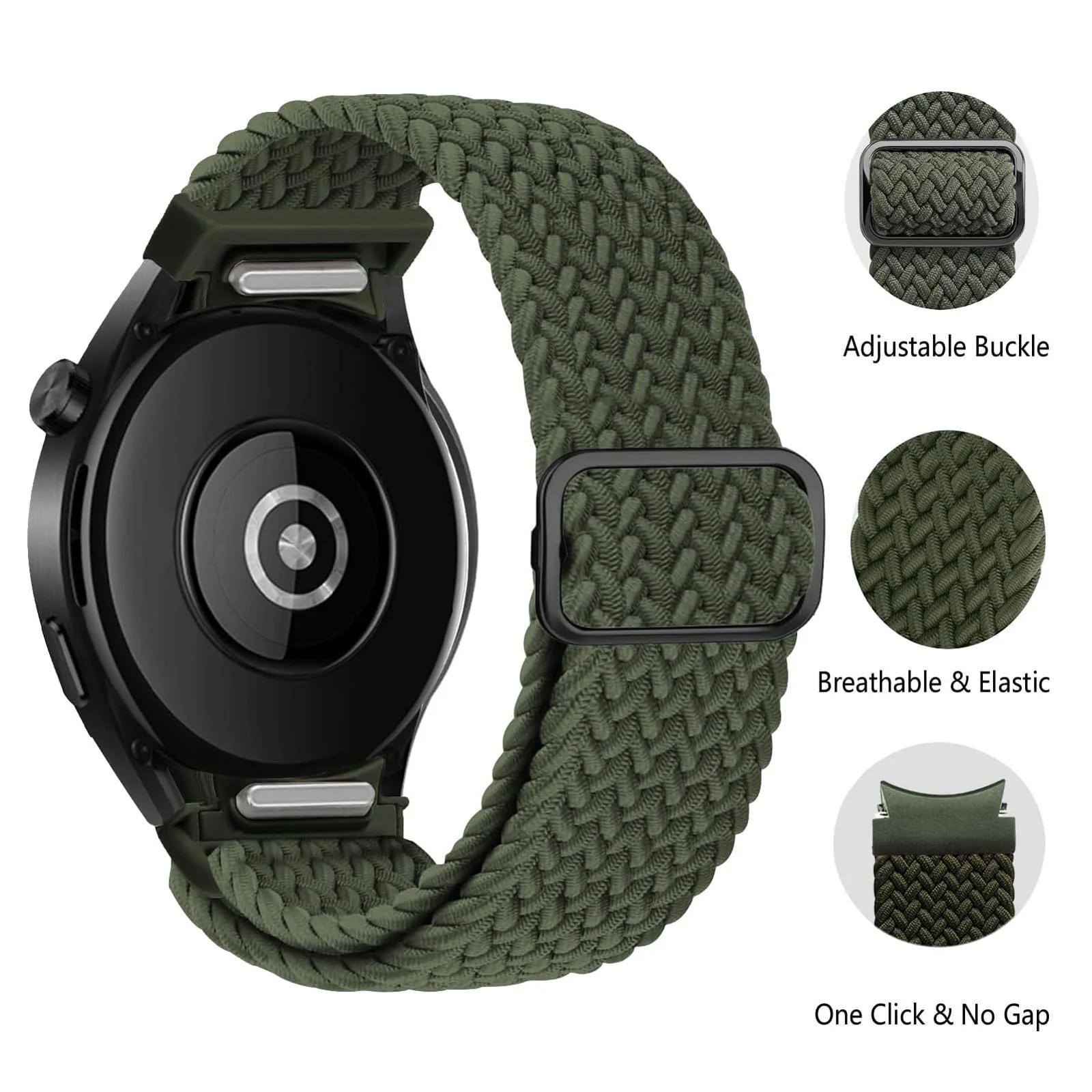 DMVEIMAL elastne punutud rihm Samsung Galaxy Watch — mugav ja – detailne vaade