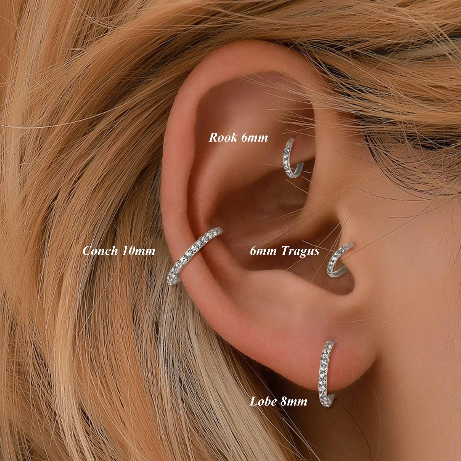 Morfetto kuldne kirurgiterasest 10 mm piercing – pakend ja tarvikud