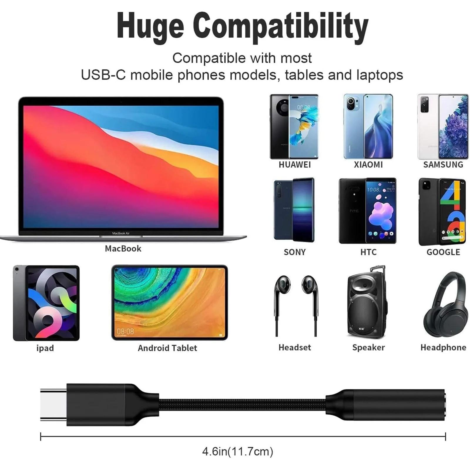 MOSON USB-C kuni 3,5 mm adapter – Hi-Fi heli kaasas – lisavaade
