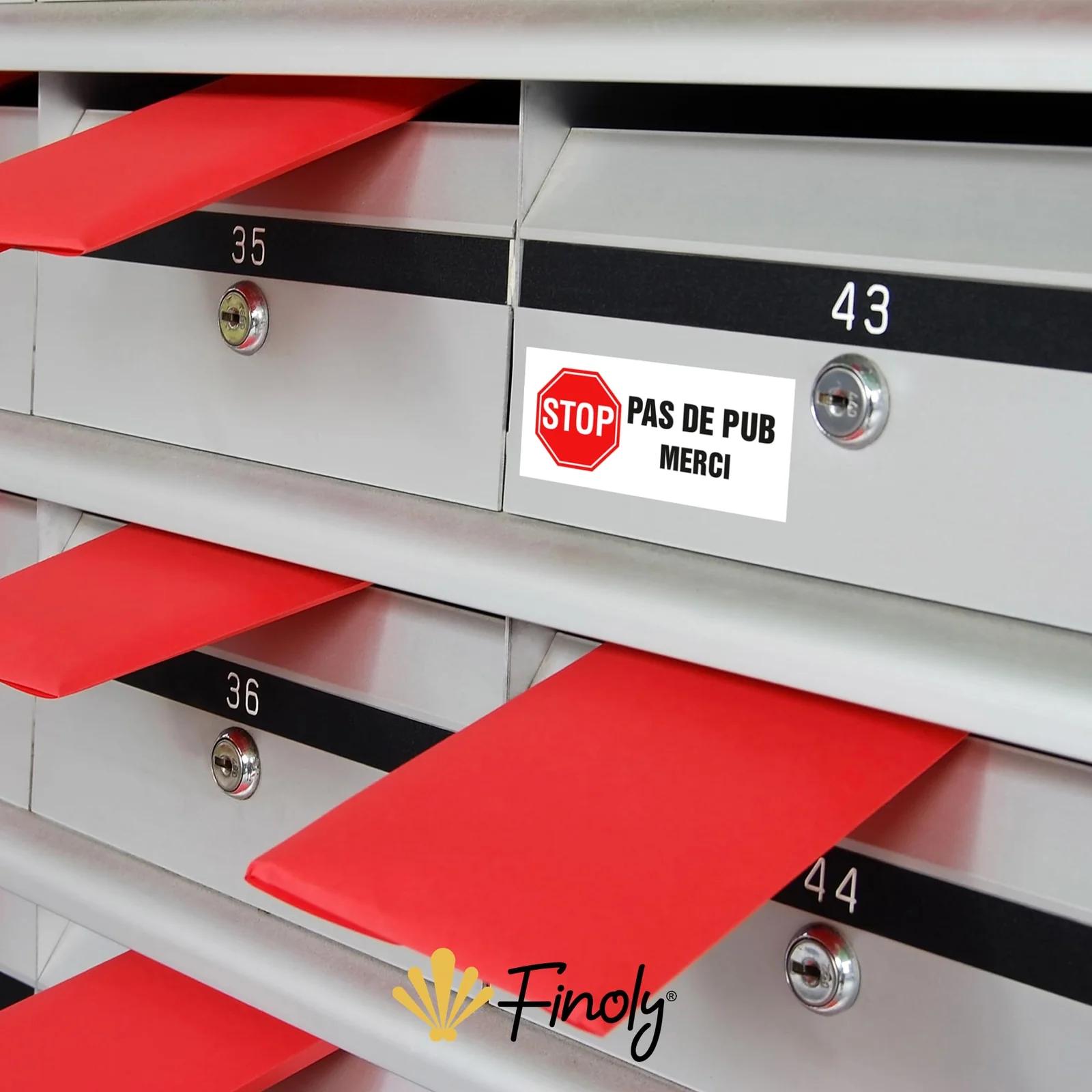 Finoly vastupidav vinyl-märgis postkasti – reklaamivaba lahendus – pilt 7