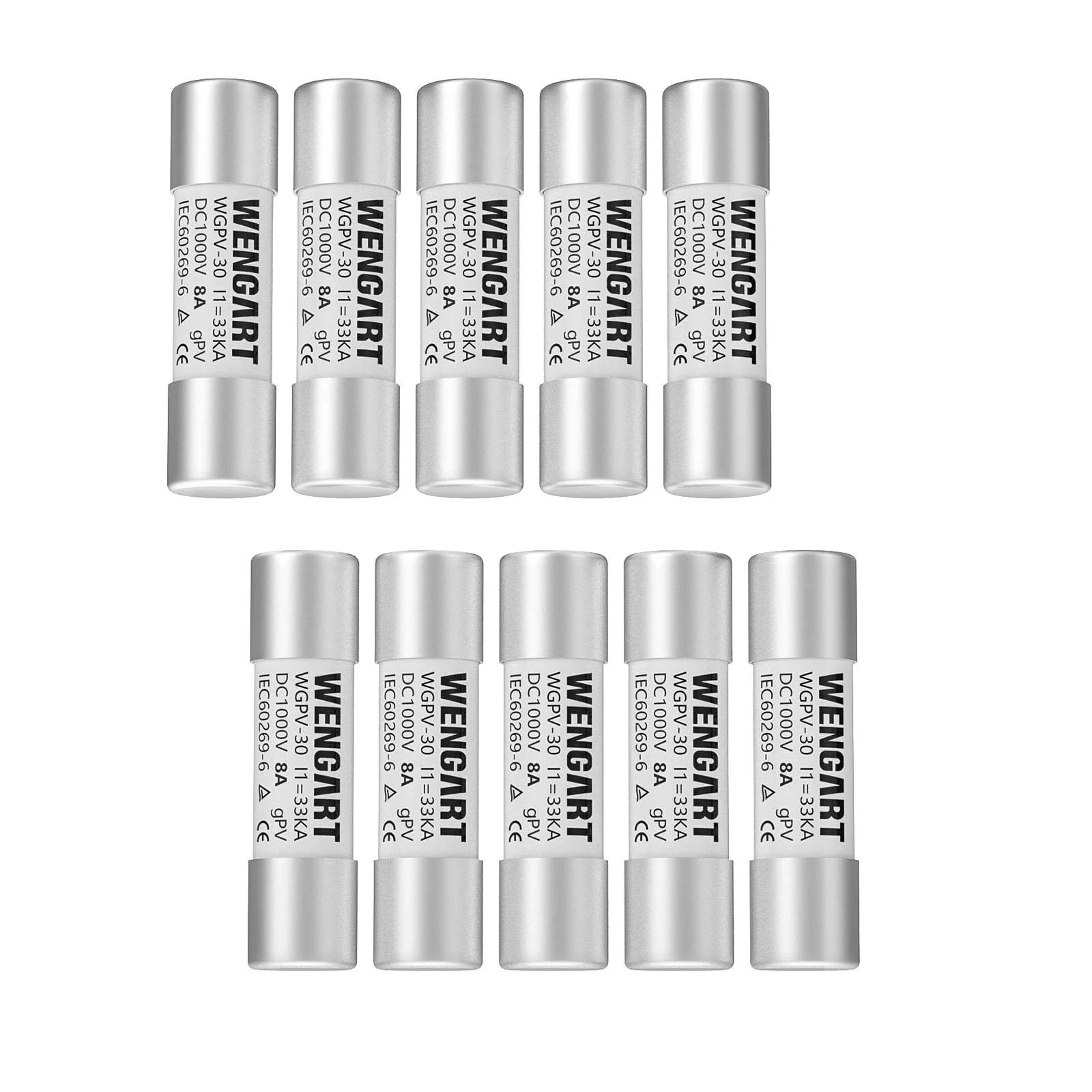 WENGART päikesesüsteemi kaitse – 10×38 mm 8A kaitsmed