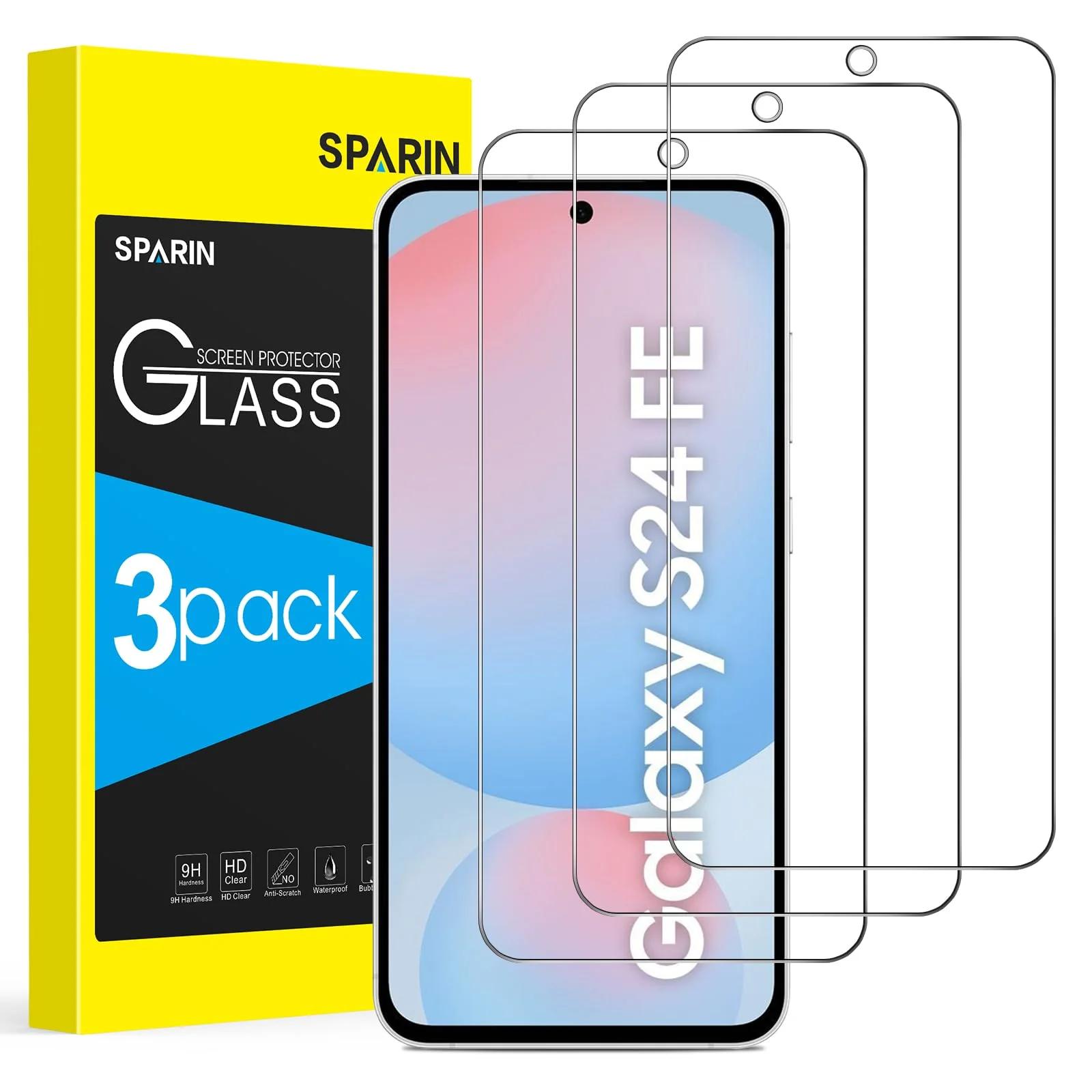 SPARIN kaitsev karastatud klaas Samsung S24 FE mobiilile