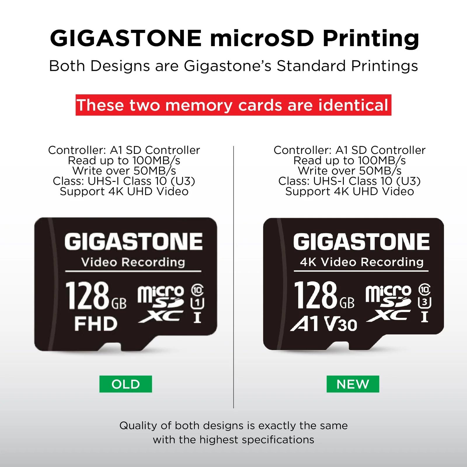 Gigastone 5× 128GB MicroSD kaart – vastupidav ja kiire salvestus – detailne vaade
