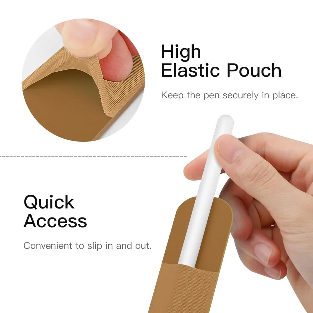 MoKo pehme PU-kattega Apple Pencil hoidja ja kaitse – lisavaade