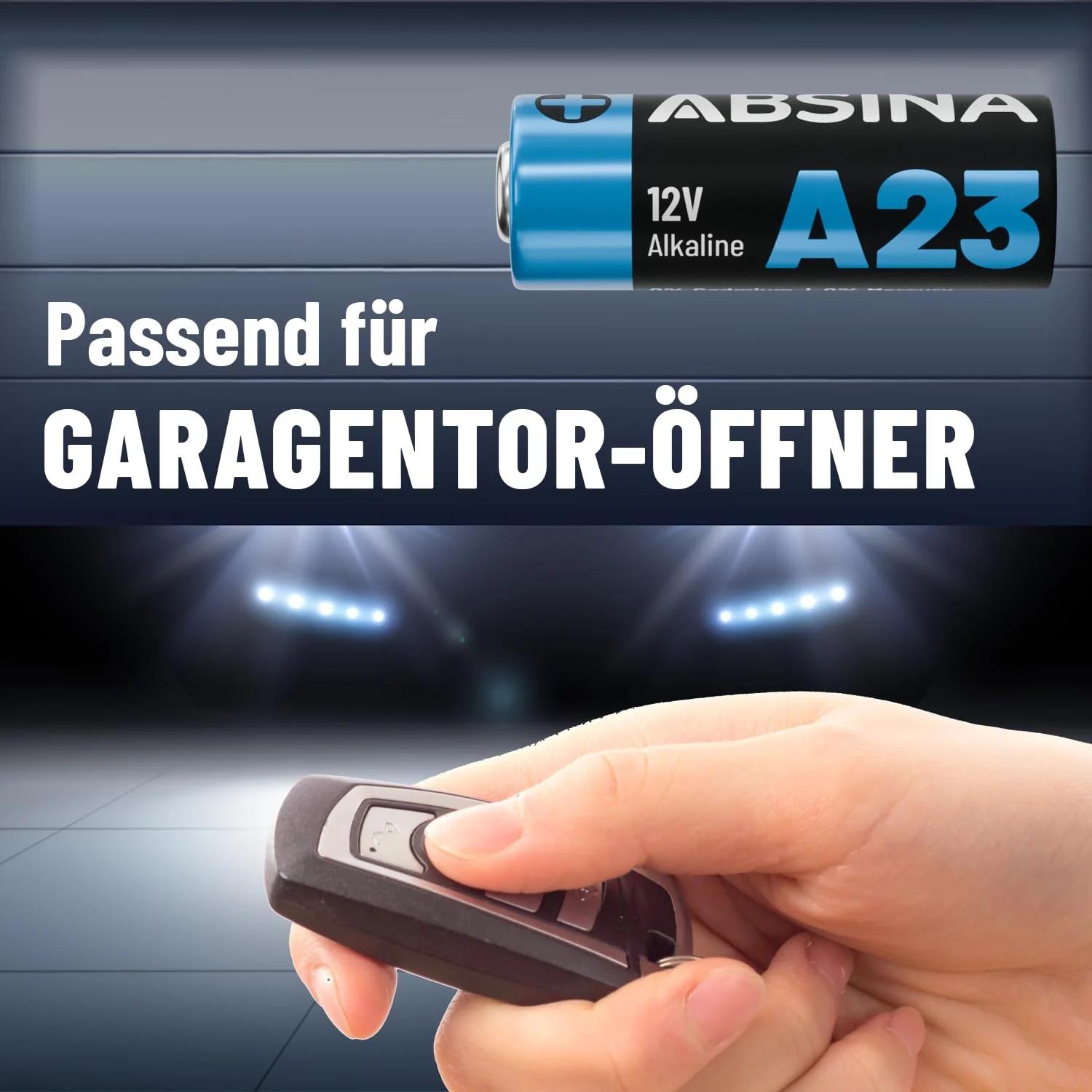 ABSINA A23 12V alikaliumpatareid – pika elueaga komplekt – detailne vaade
