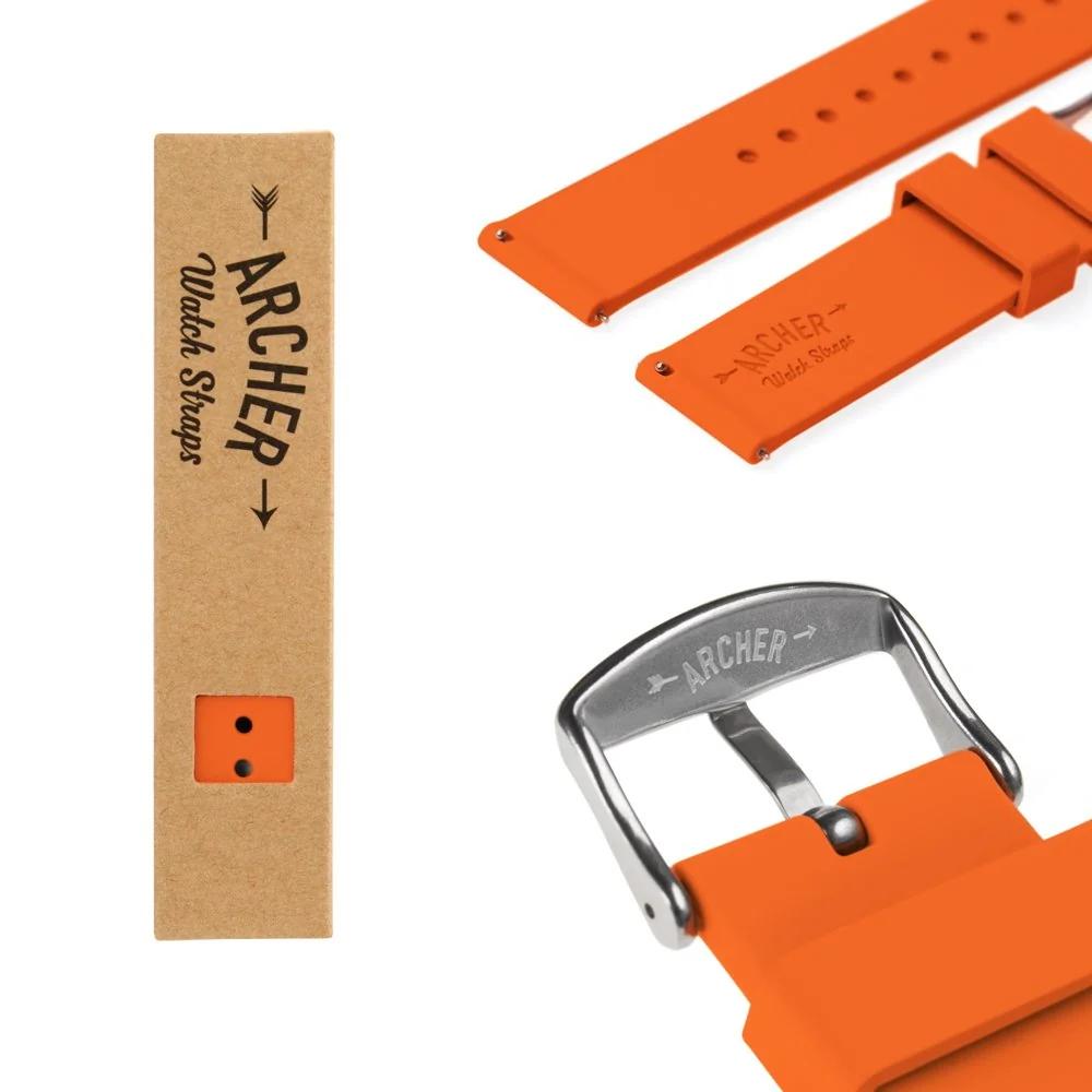 Archer Watch Straps sile silikoonkellarihm – mugav ja vastupidav – lisavaade