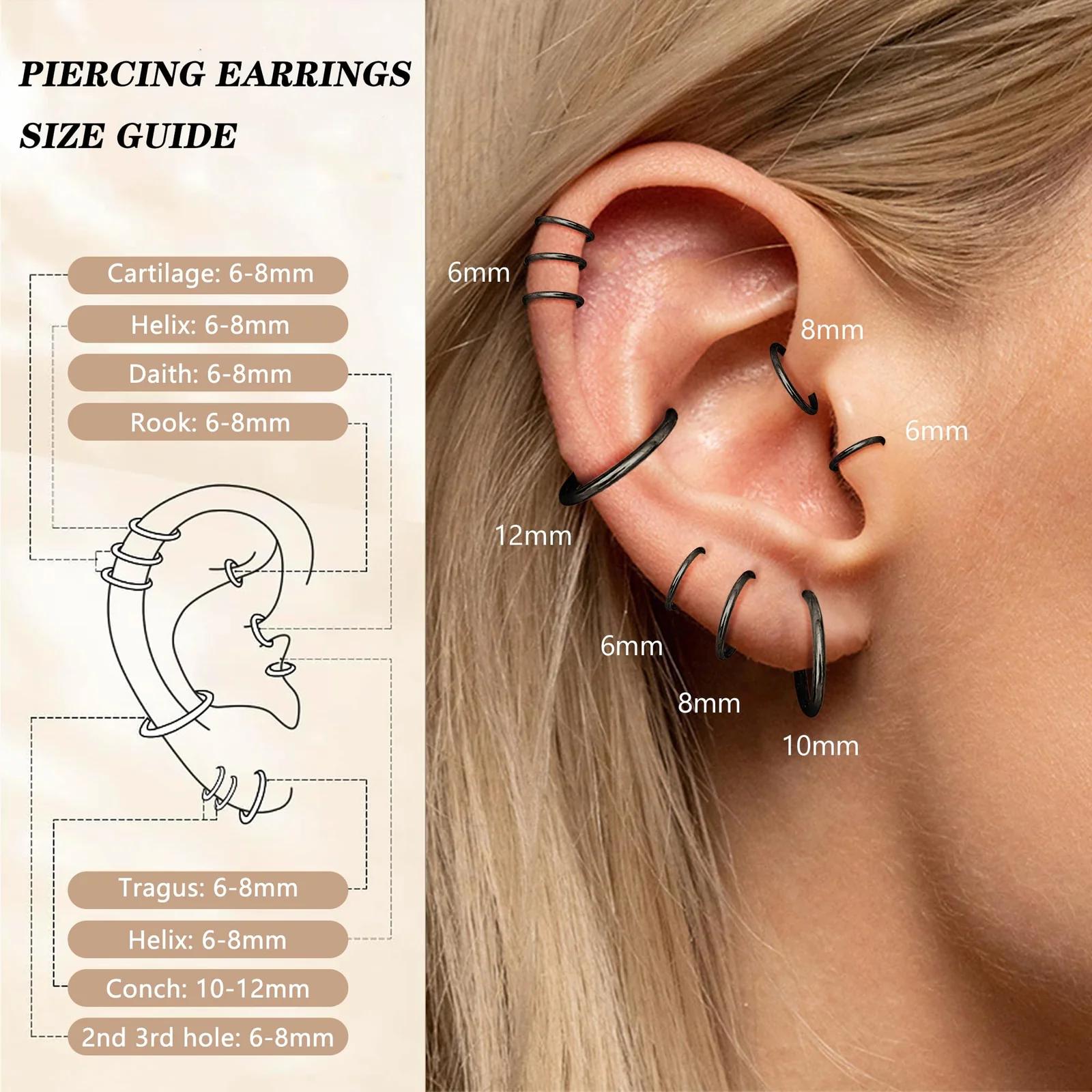 Diamday hügieenilised 316L kirurgisterase piercingud kingituseks – lisavaade