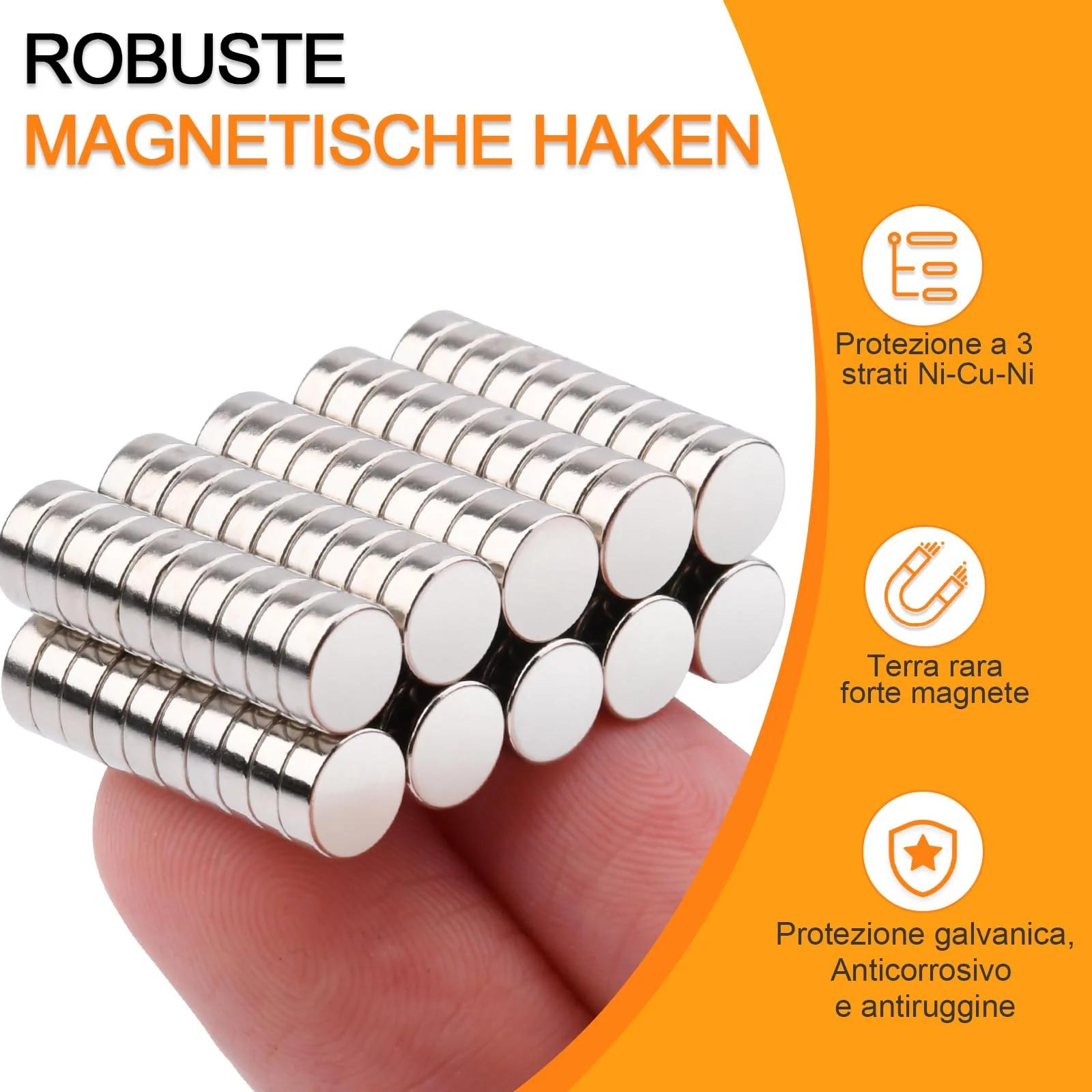 swihorab tugevad mini-neodüüm magnetid 60 tk – mitmeotstarbeline – pakend ja tarvikud