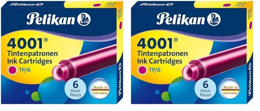 Pelikan sügavroosa tindipatruunid 6 tk – usalduslik kirjutus