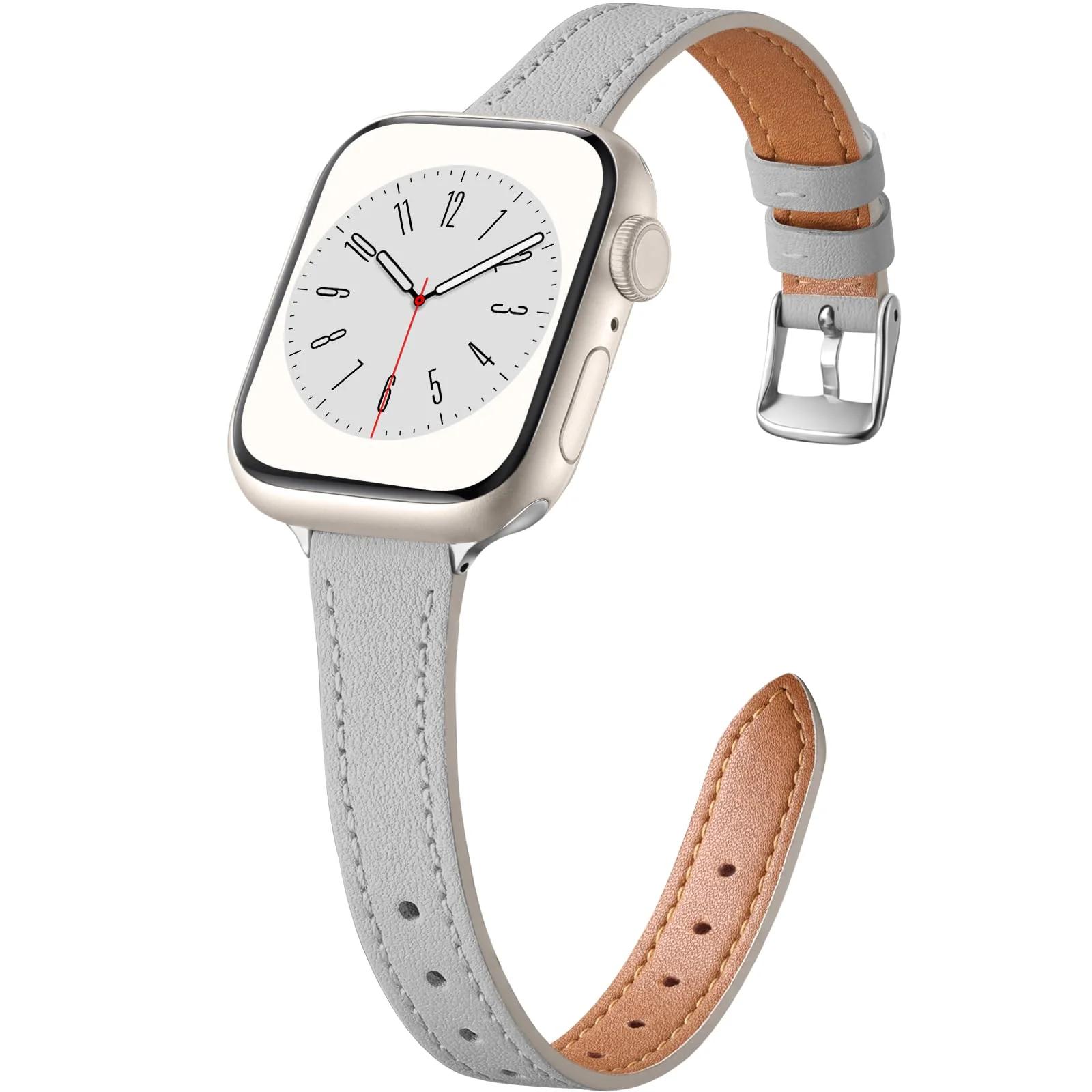 CeMiKa õhuke nahkrihm Apple Watchile — elegantne igapäevakäevitus