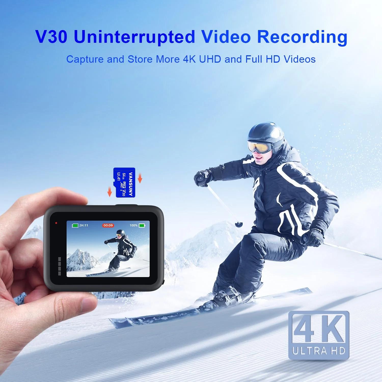 Vansuny kiire 64GB microSD kaart – usalduslik salvestus – kasutusnäide