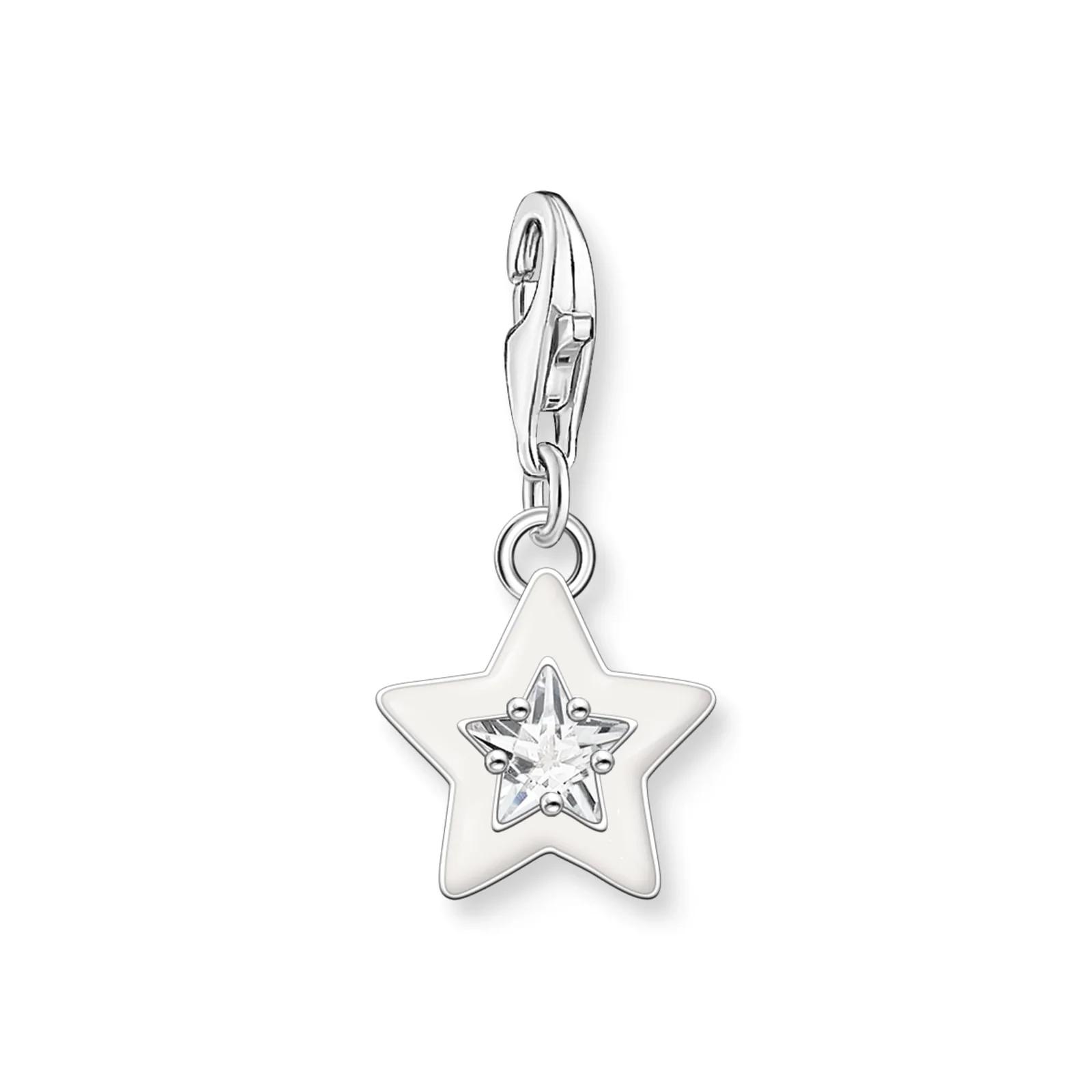 THOMAS SABO sterling-ster tähteripats valgete kividega