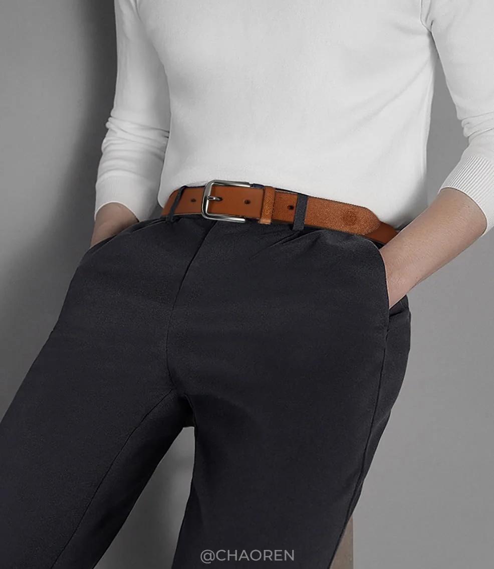 CHAOREN Ceinture Homme JB vööd – detailne lähivaade – emade ja õdede kingitus