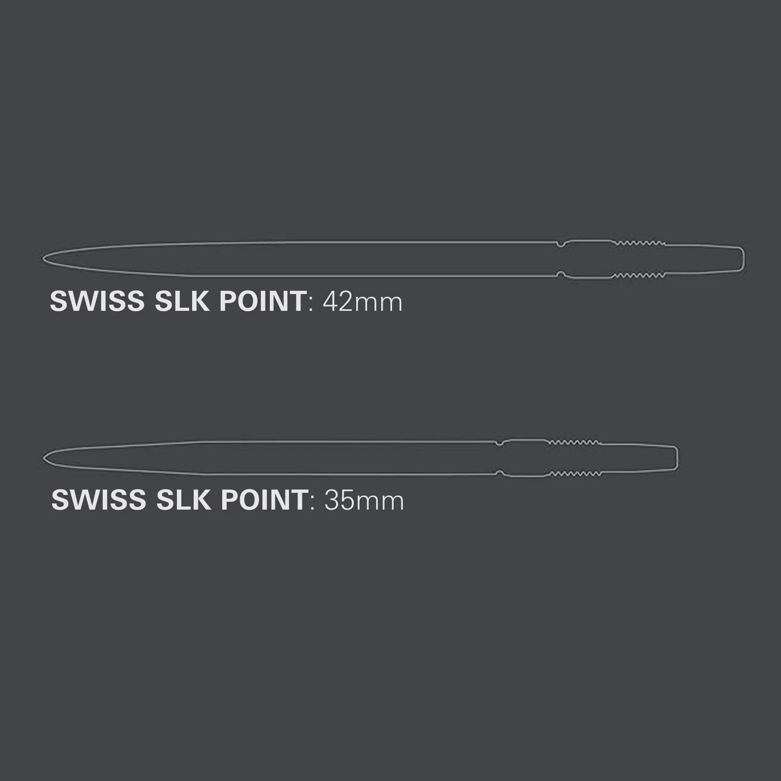 Target Darts vastupidavad Swiss Point terad – 35 mm must – pakend ja tarvikud