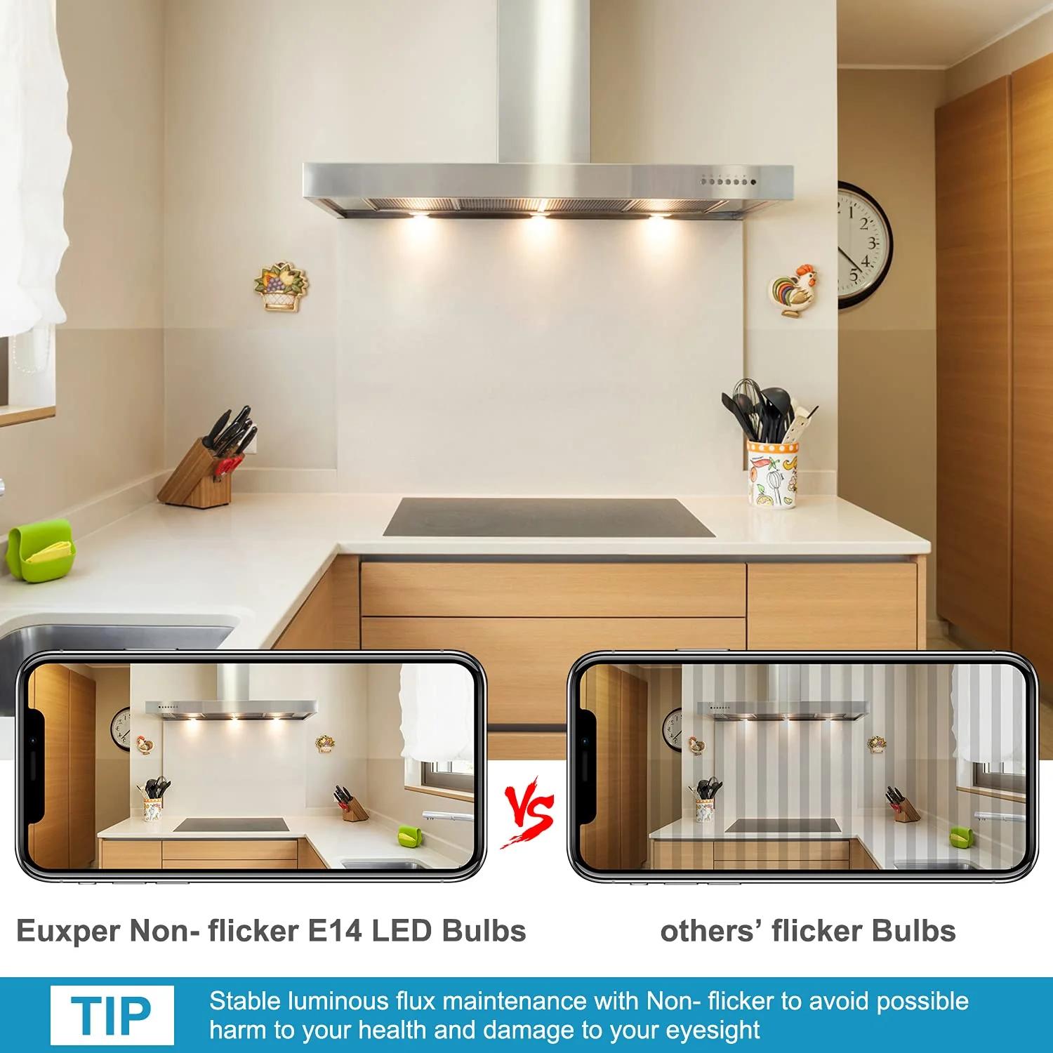 Euxper energiasäästlik E14 LED-pirn 3W — soe valgus – pilt 6