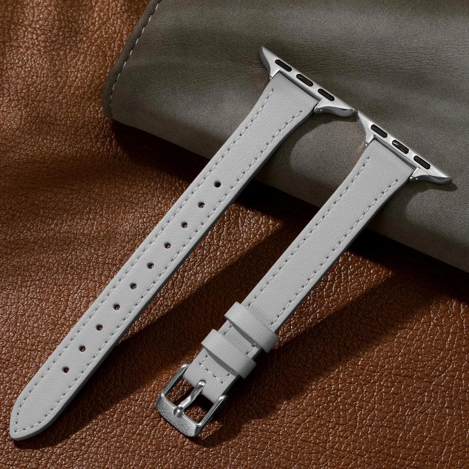 CeMiKa õhuke nahkrihm Apple Watchile — elegantne igapäevakäevitus – lisavaade