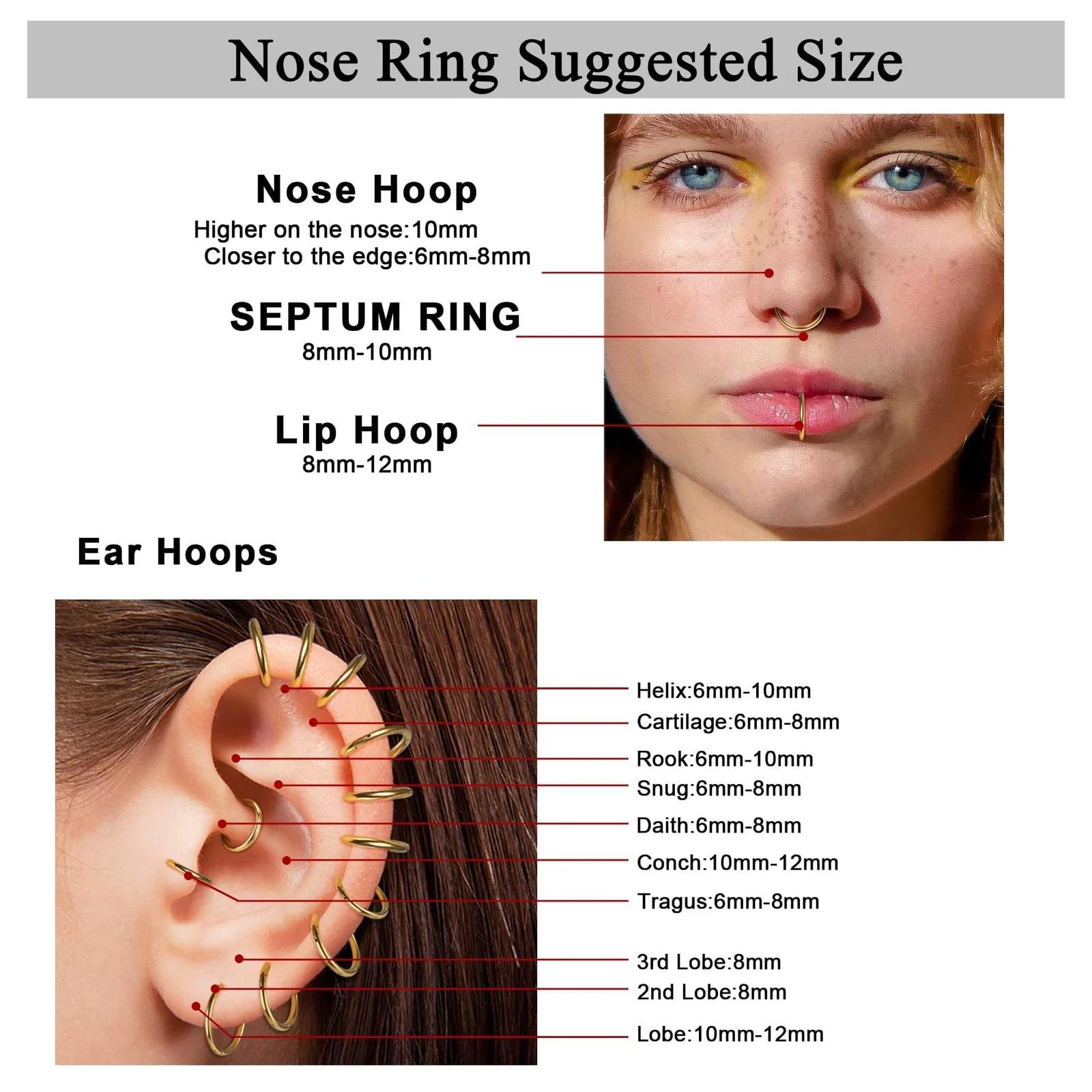 Diamday hügieenilised 316L kirurgisterase piercingud kingituseks – pilt 8