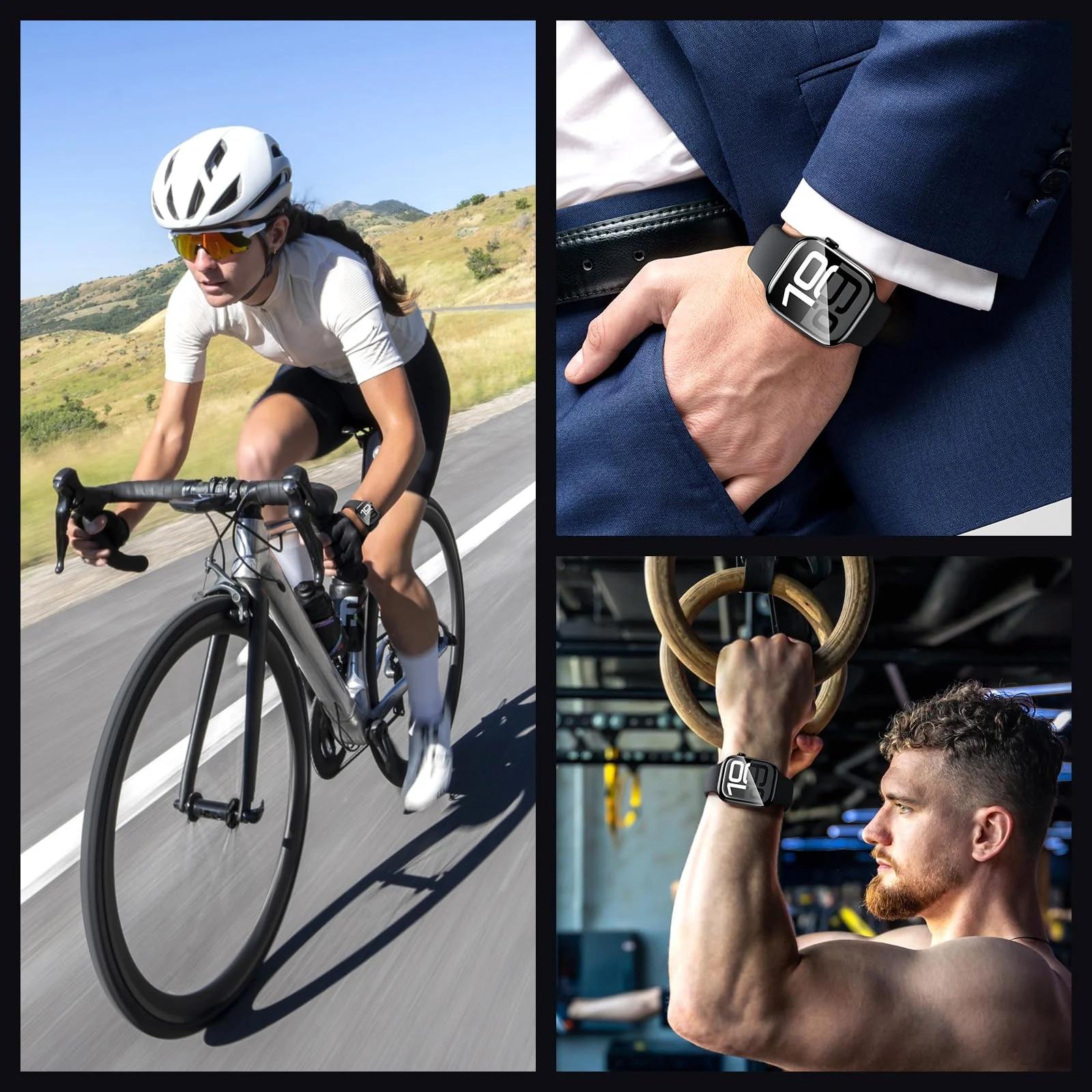 Kopration kaitseklaas Apple Watch 46mm — täiskovery – pilt 8
