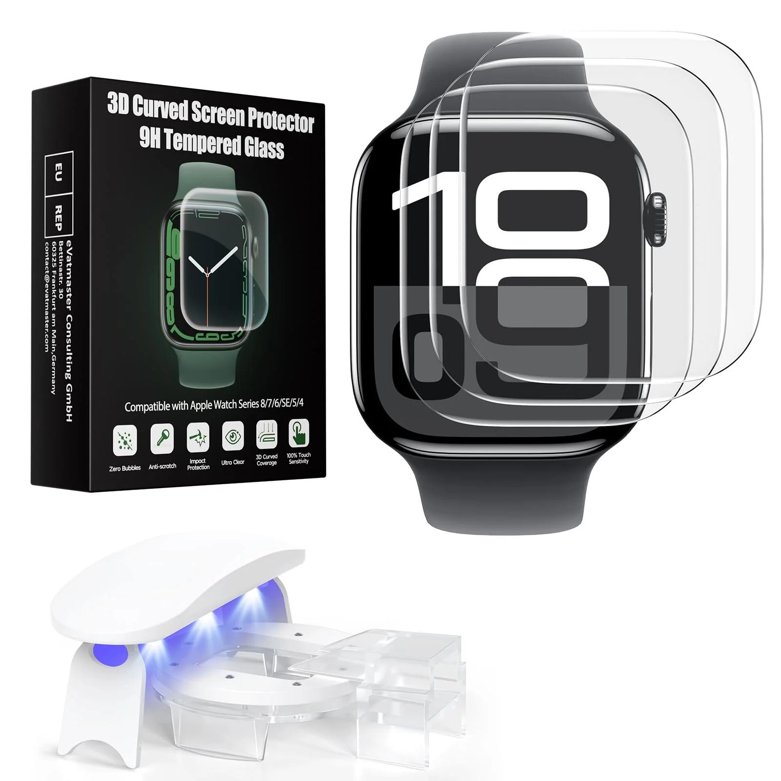 Kopration kaitseklaas Apple Watch 46mm — täiskovery