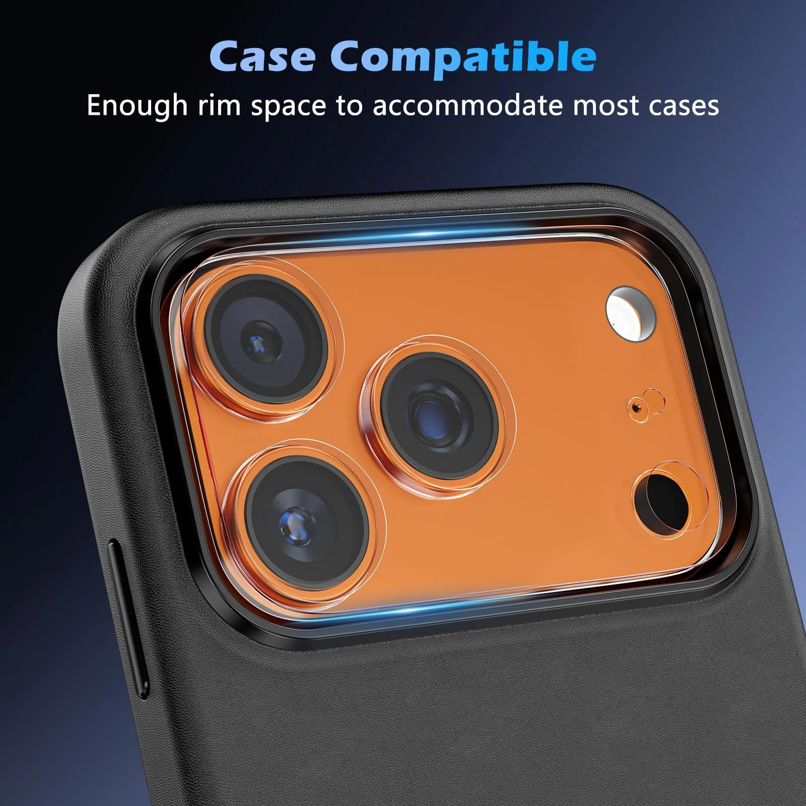 imluckies tugev klaasist kaamera kaitse iPhone 17 Pro jaoks – pilt 7