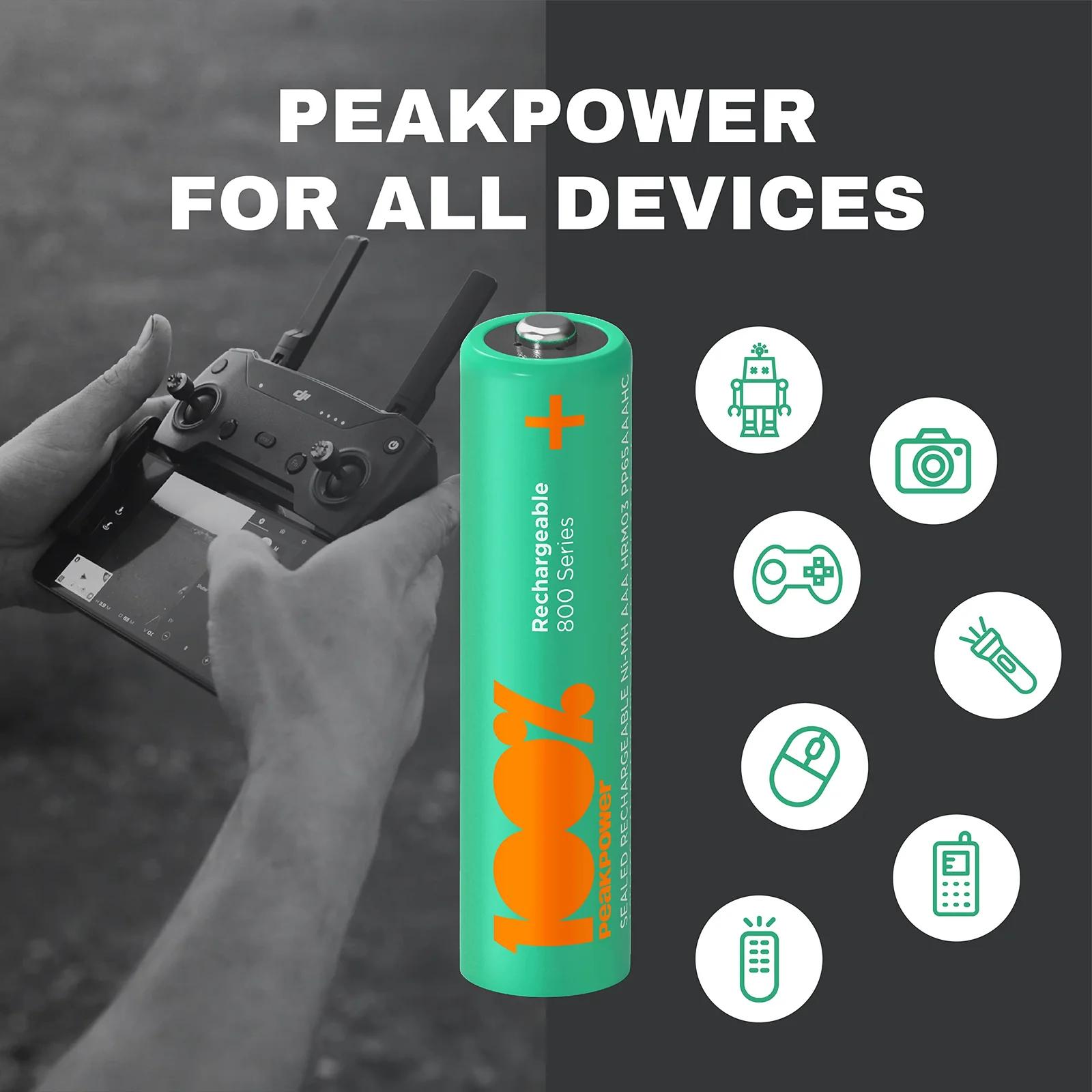 100% PeakPower PP65AAAHCM-2S8+9889 elektroonika ja foto – detailne lähivaade