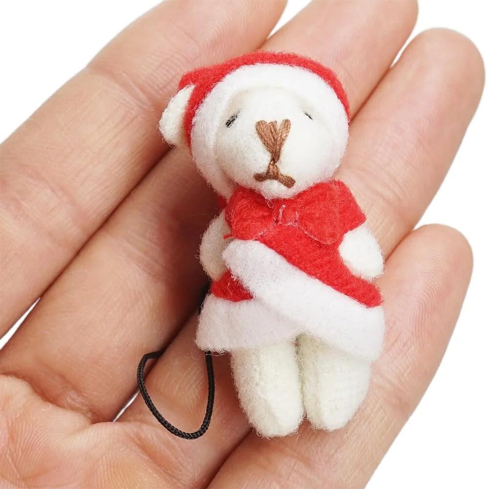 Odoria pehme mini-teddi 2,5×5 cm – nukumaja dekor