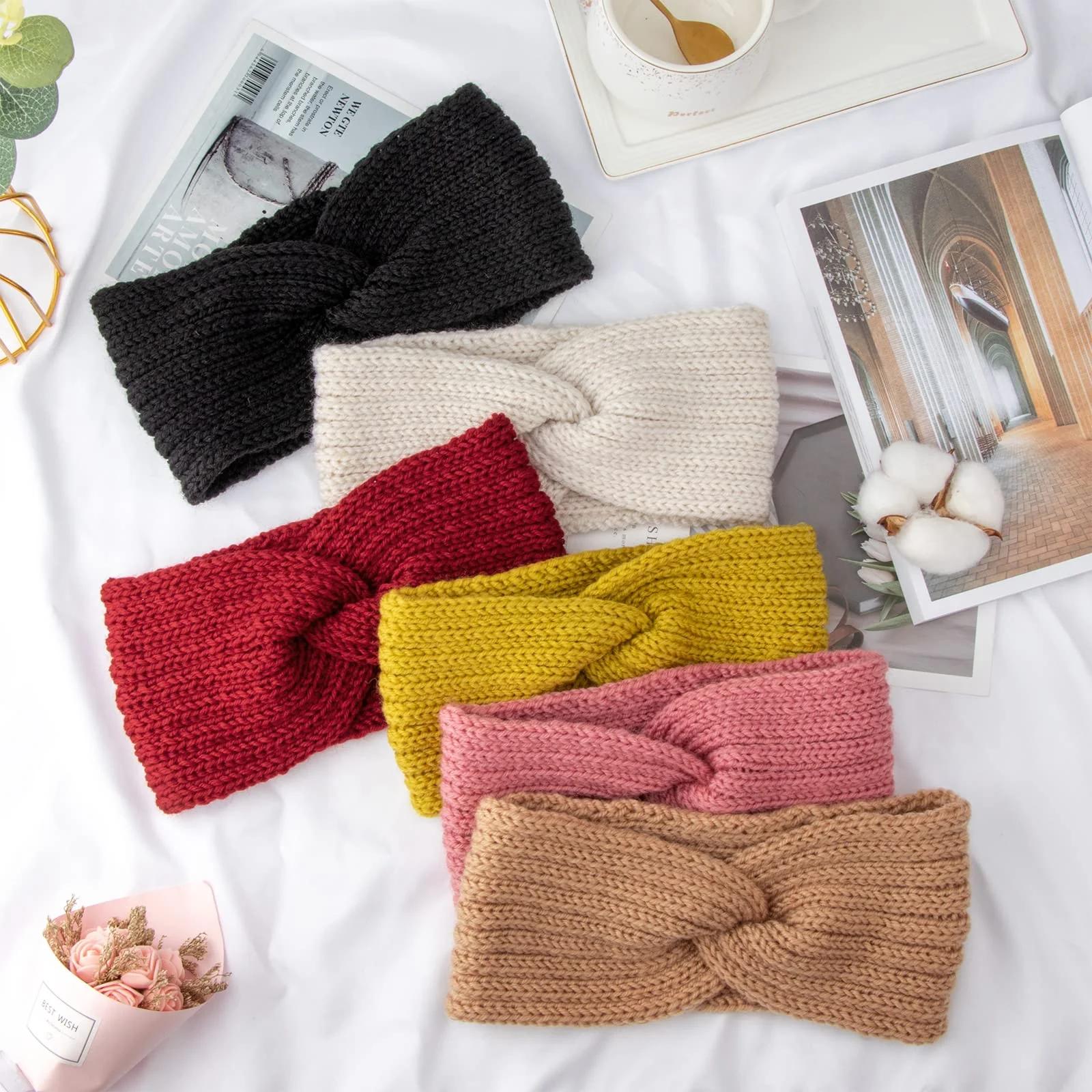 DRESHOW pehme talvine palmikust paks peapael – komplekt – pilt 6