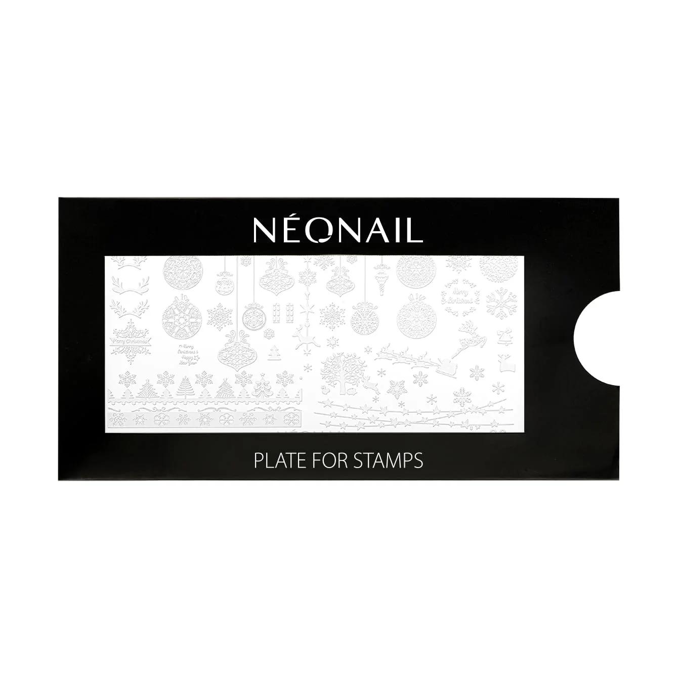 NÉONAIL Stamping Plate 10224 – pühade teemaline nail art