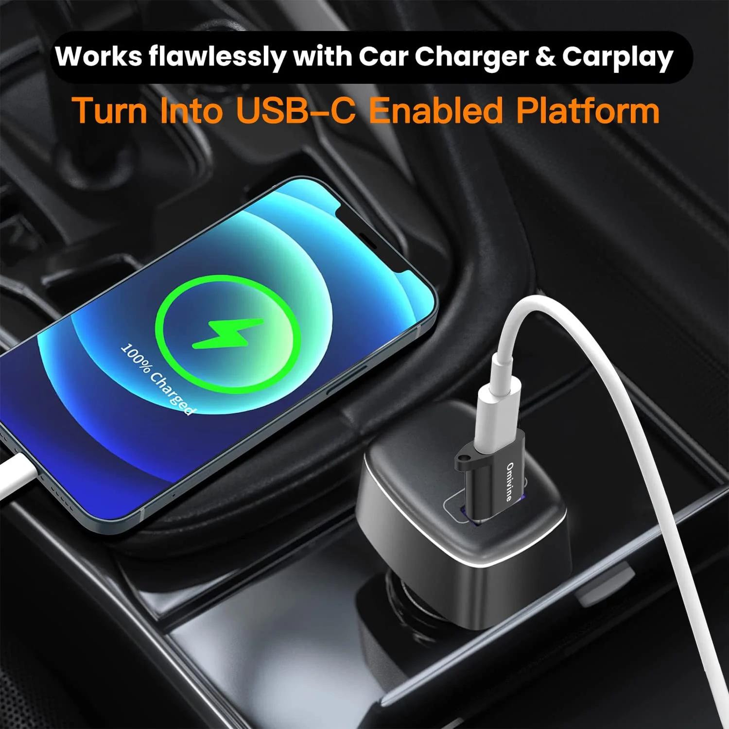 Omivine vastupidav USB-C adapter võtmehoidjaga – kasutusnäide