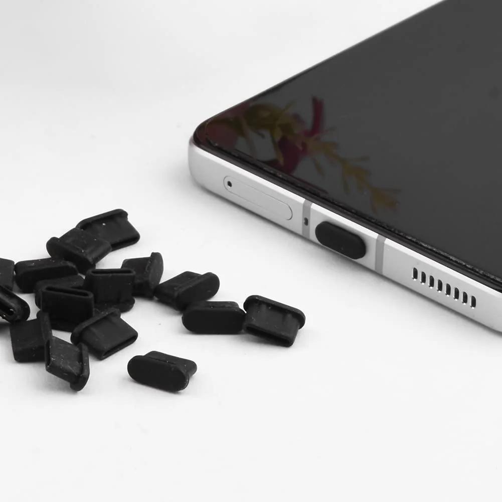 melebellot silikoonist USB‑C tolmukaitse komplekt – pilt 6