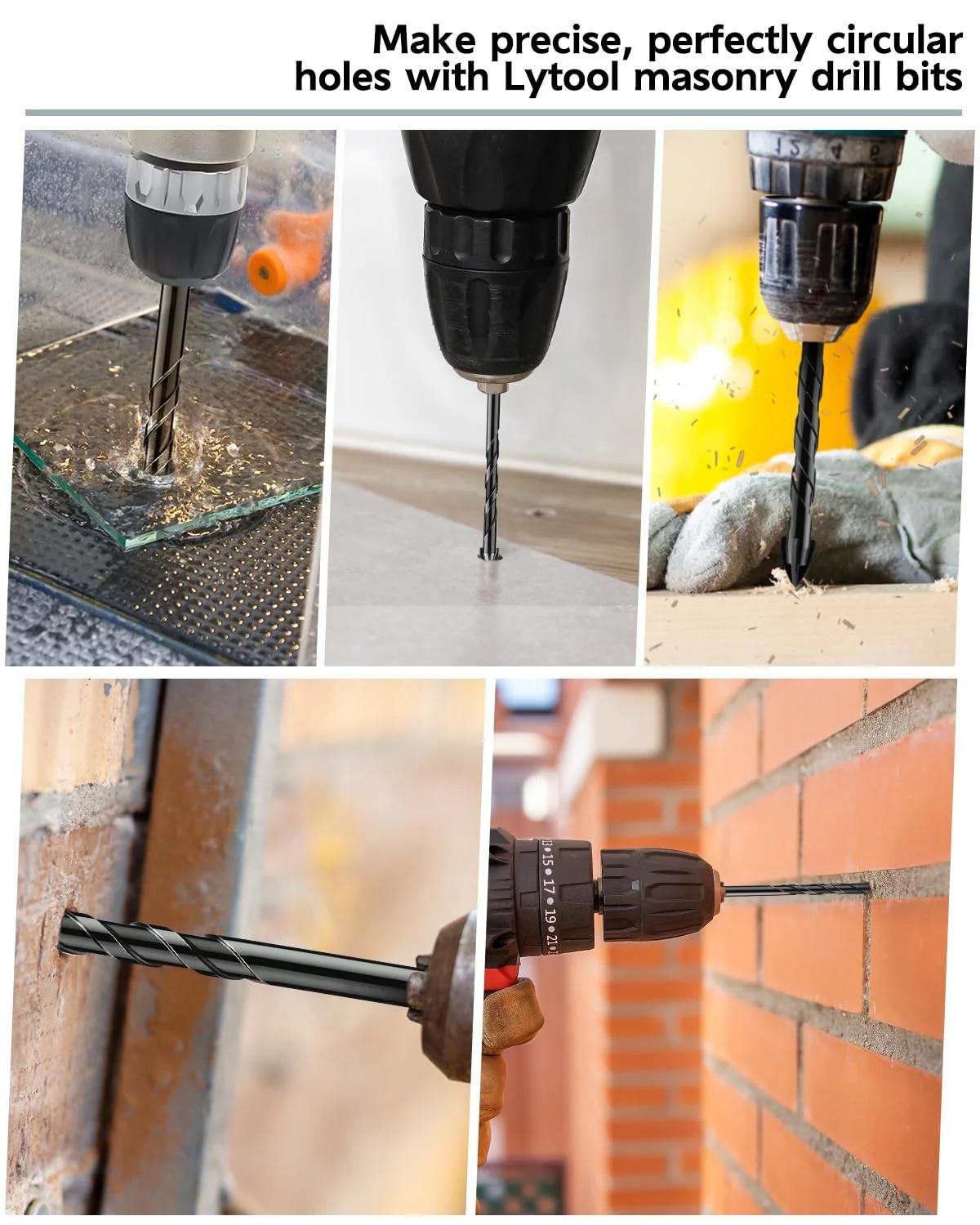 Lytool vastupidav 5-osaline 10 mm puurikomplekt – pilt 6