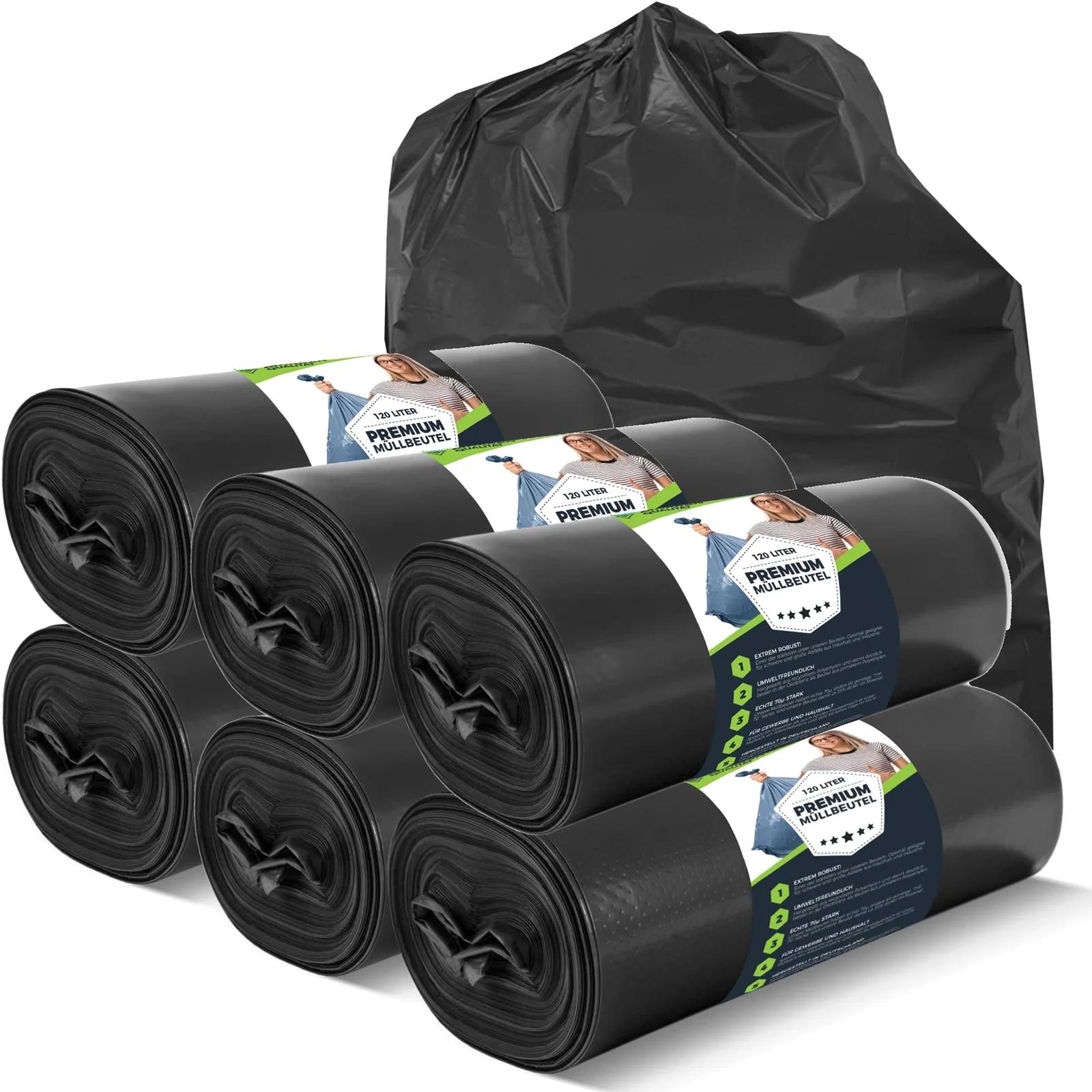 ELES VIDA vastupidavad 120 L prügikotid – paks LDPE materjal