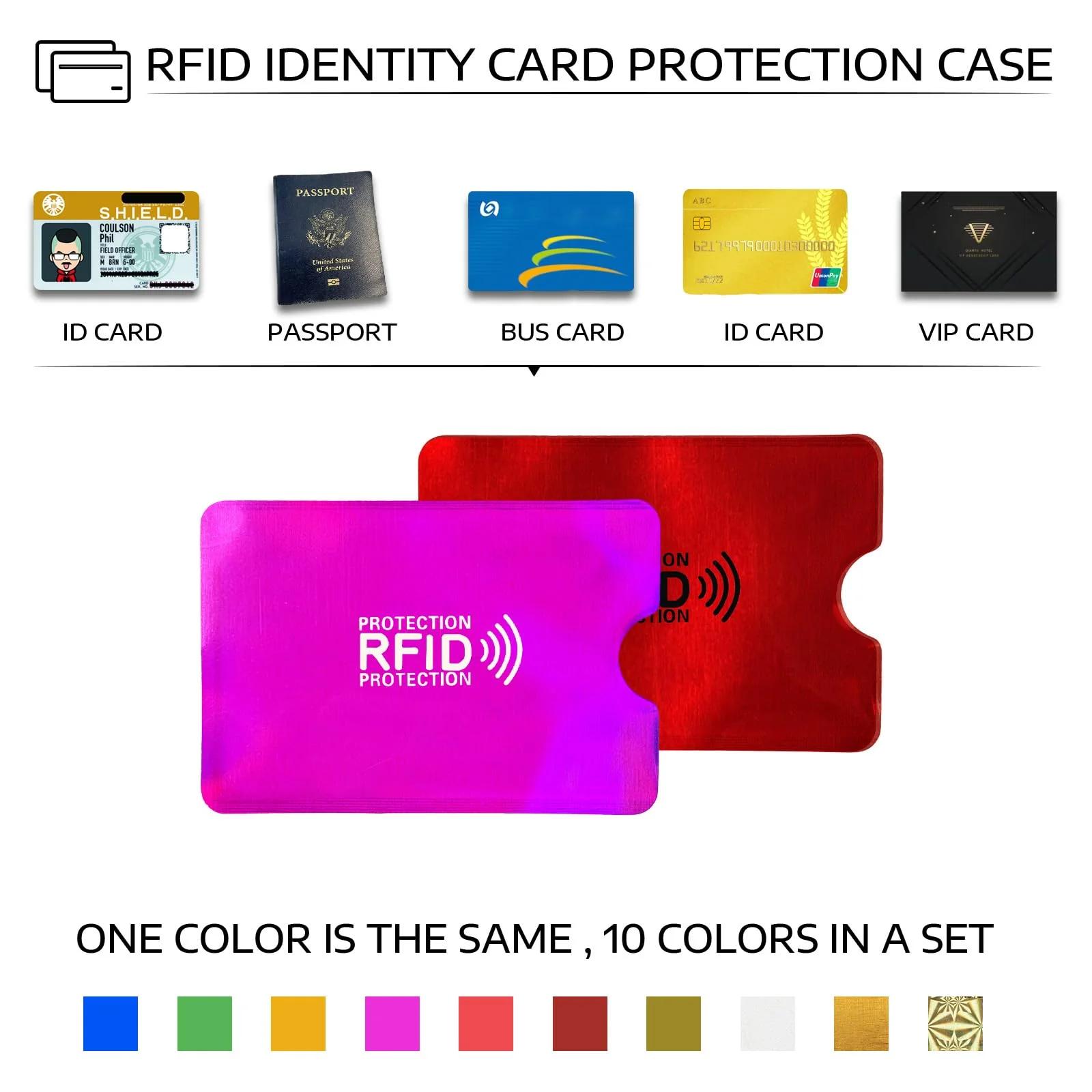 BLMHTWO rahakoti kaitse: 10x RFID-blokeeriv kaardikate – lisavaade