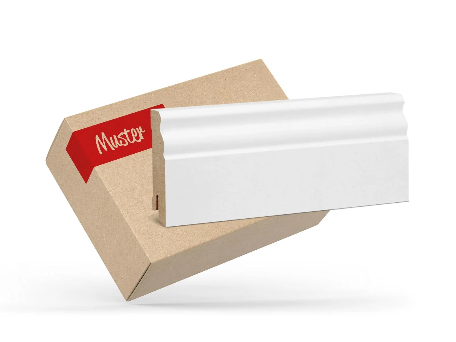 KGM valge MDF sokkel – elegantne ECO profiil, mitmeotstarbeline