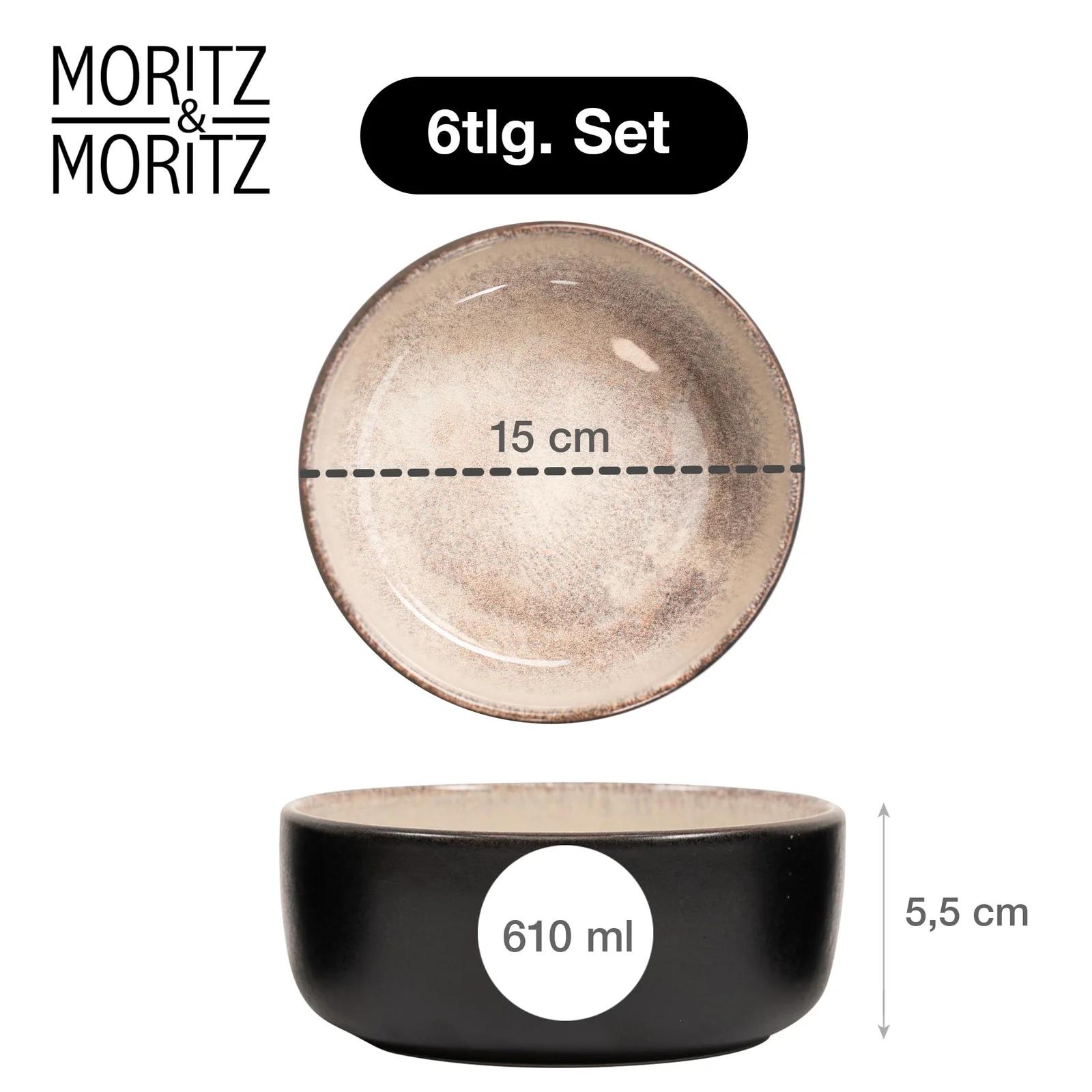 Moritz & Moritz portselanist müslikausid 6 tk – pakend ja tarvikud