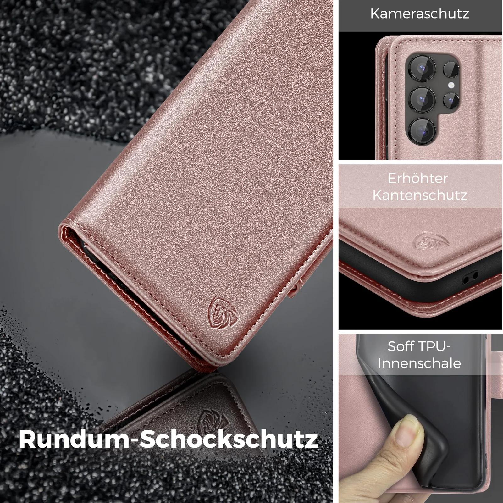 CASBST pehme PU-nahk ümbris — kingitus Samsung S24 Ultra jaoks – pakend ja tarvikud