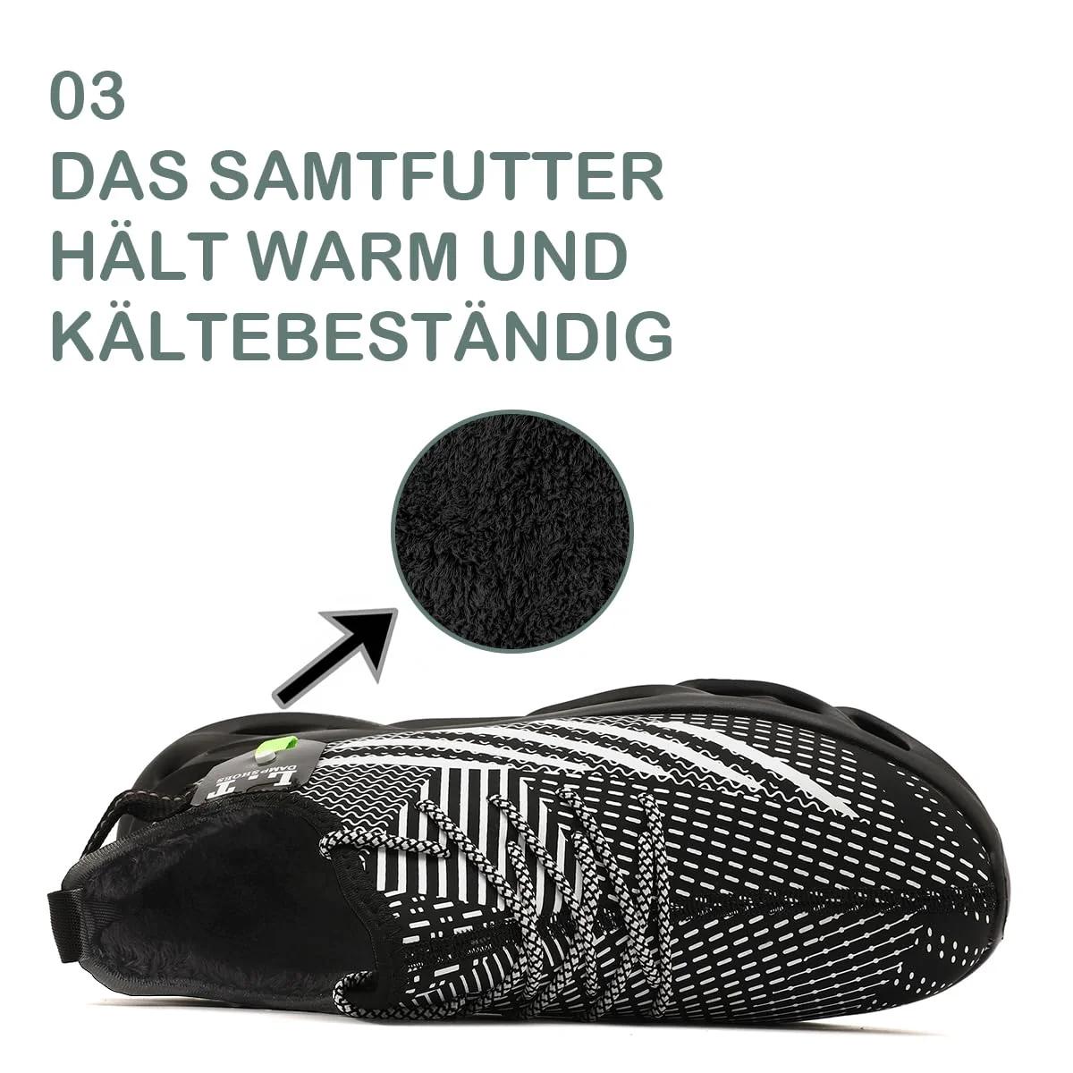ZDFQLGV veekindlad talvejalanõud — soojad nahast matkajalatsid – kasutusnäide