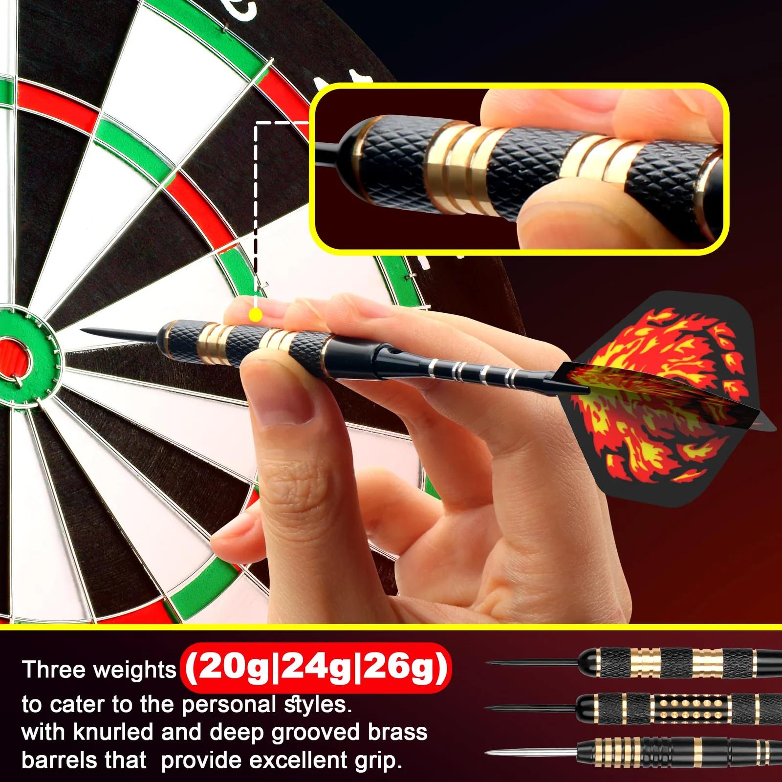 Alyoen Darts Set terasotsaga dartnoad – detailne lähivaade