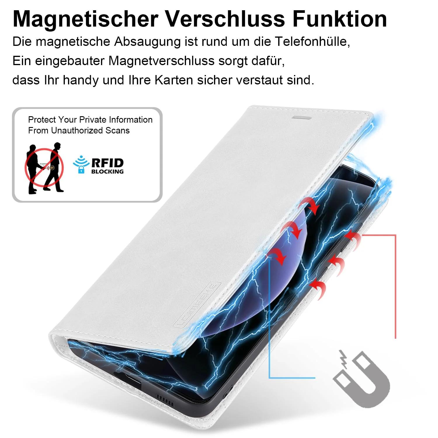 Ailicici PU-nahkne kaitsekott Samsung Galaxy S23 elegantene – pilt 6