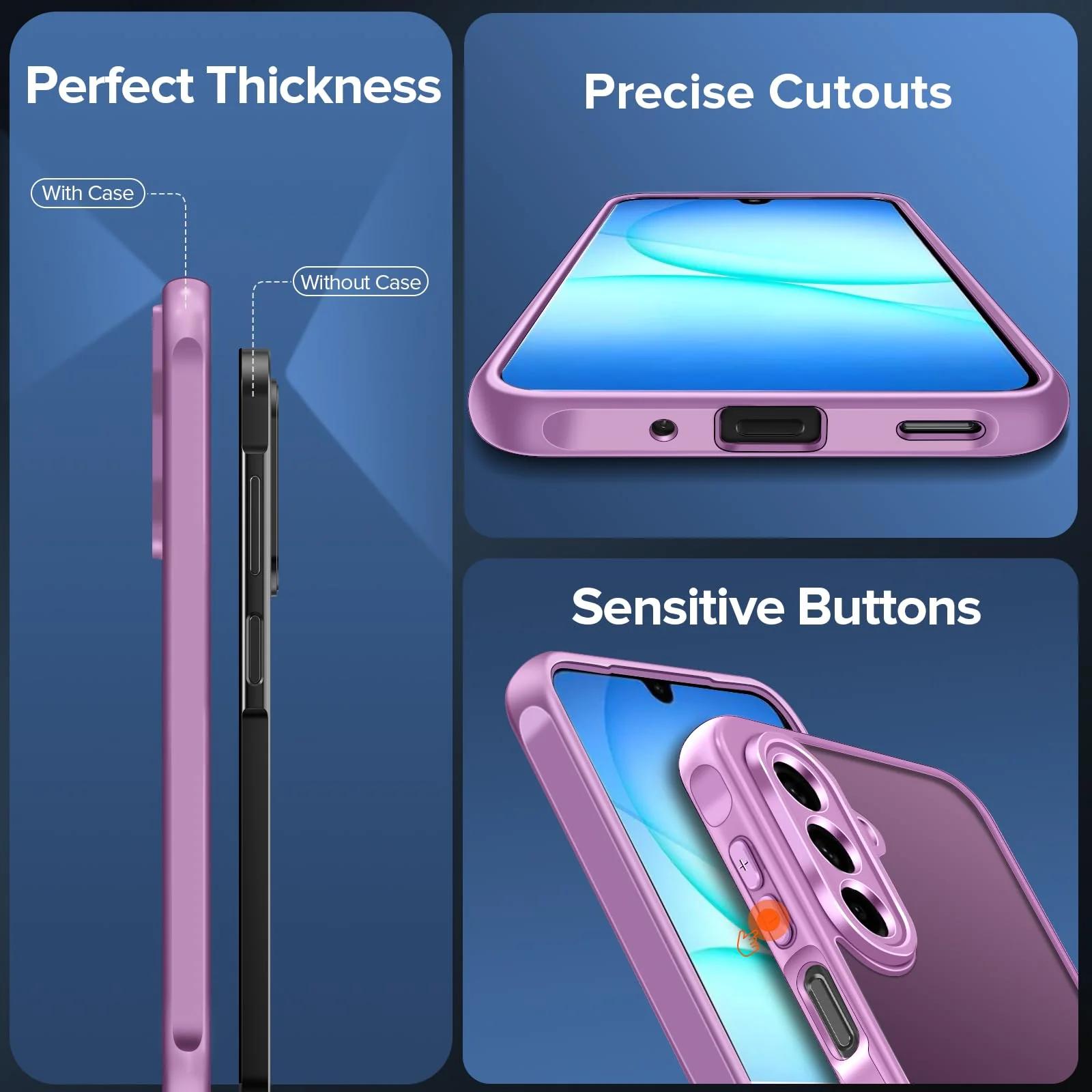 ivoler kaitseümbris Samsung Galaxy A17 — matt läbipaistev disain – lisavaade
