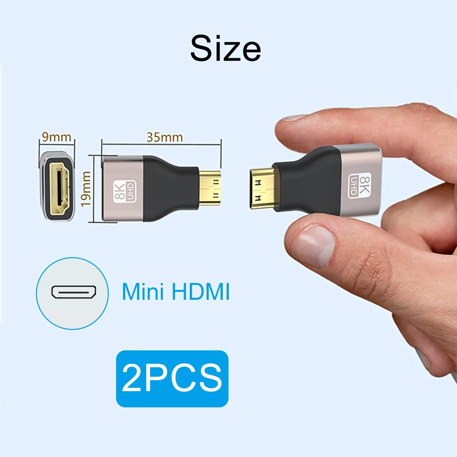 vgggrd alumiiniumist Mini HDMI adapter – 8K toega ühendus – pilt 8