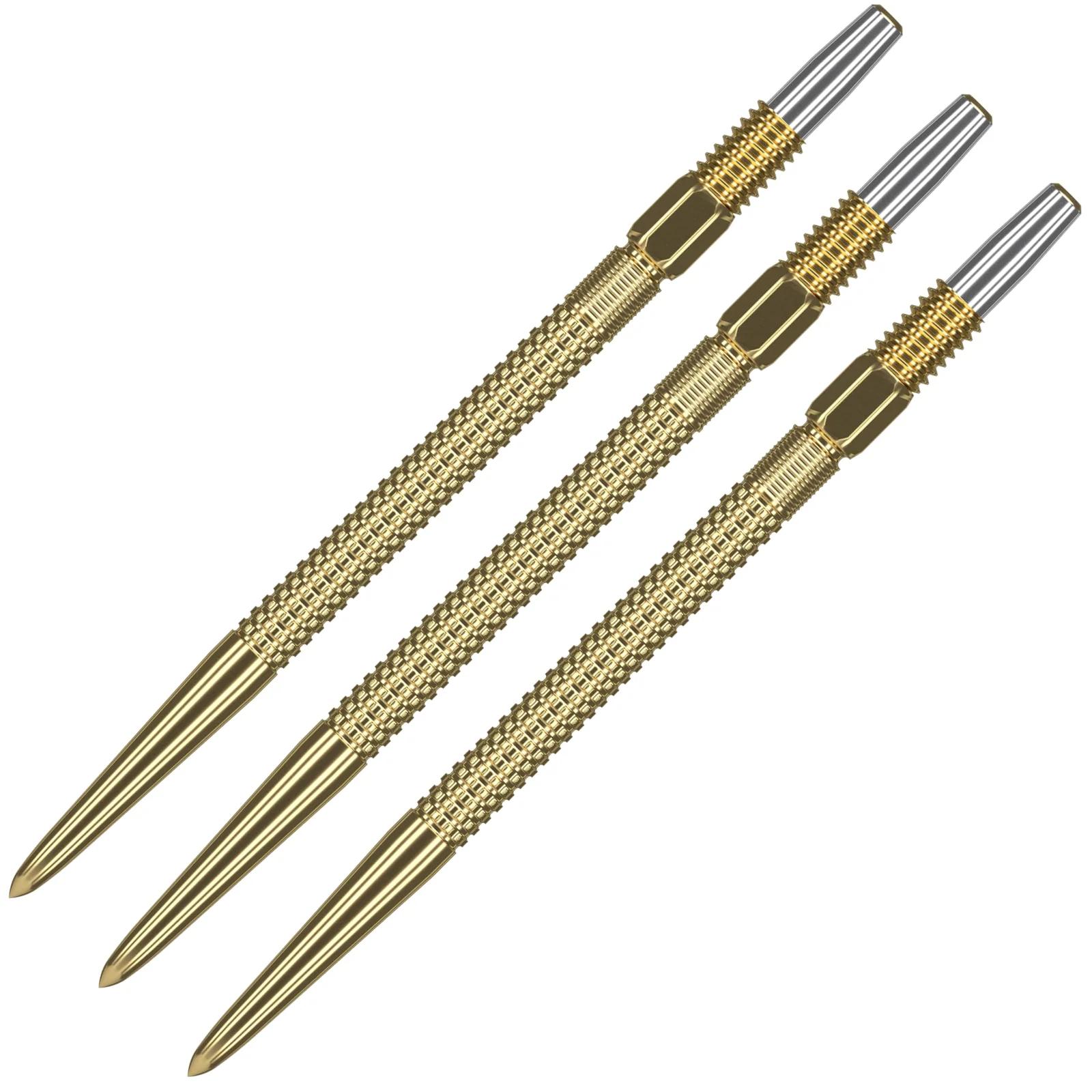 Target Darts kuldsed Swiss Grid 35mm otsikud – parem kontroll