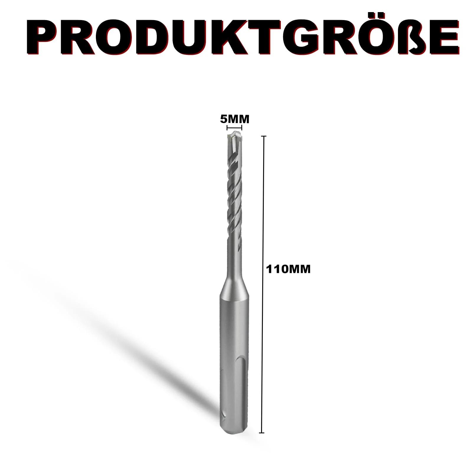 METOTY vastupidav SDS Plus 5×110 mm betoonipuur – detailne vaade