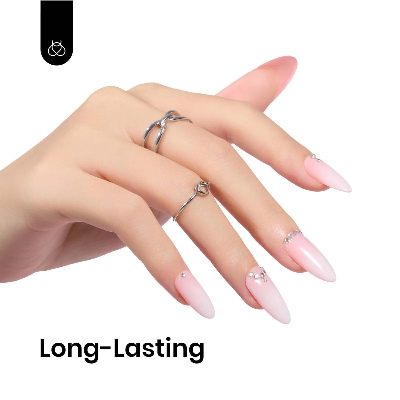 beetles Gel Polish – naturaalne perle läikiv geellakk 15 ml – pakend ja tarvikud
